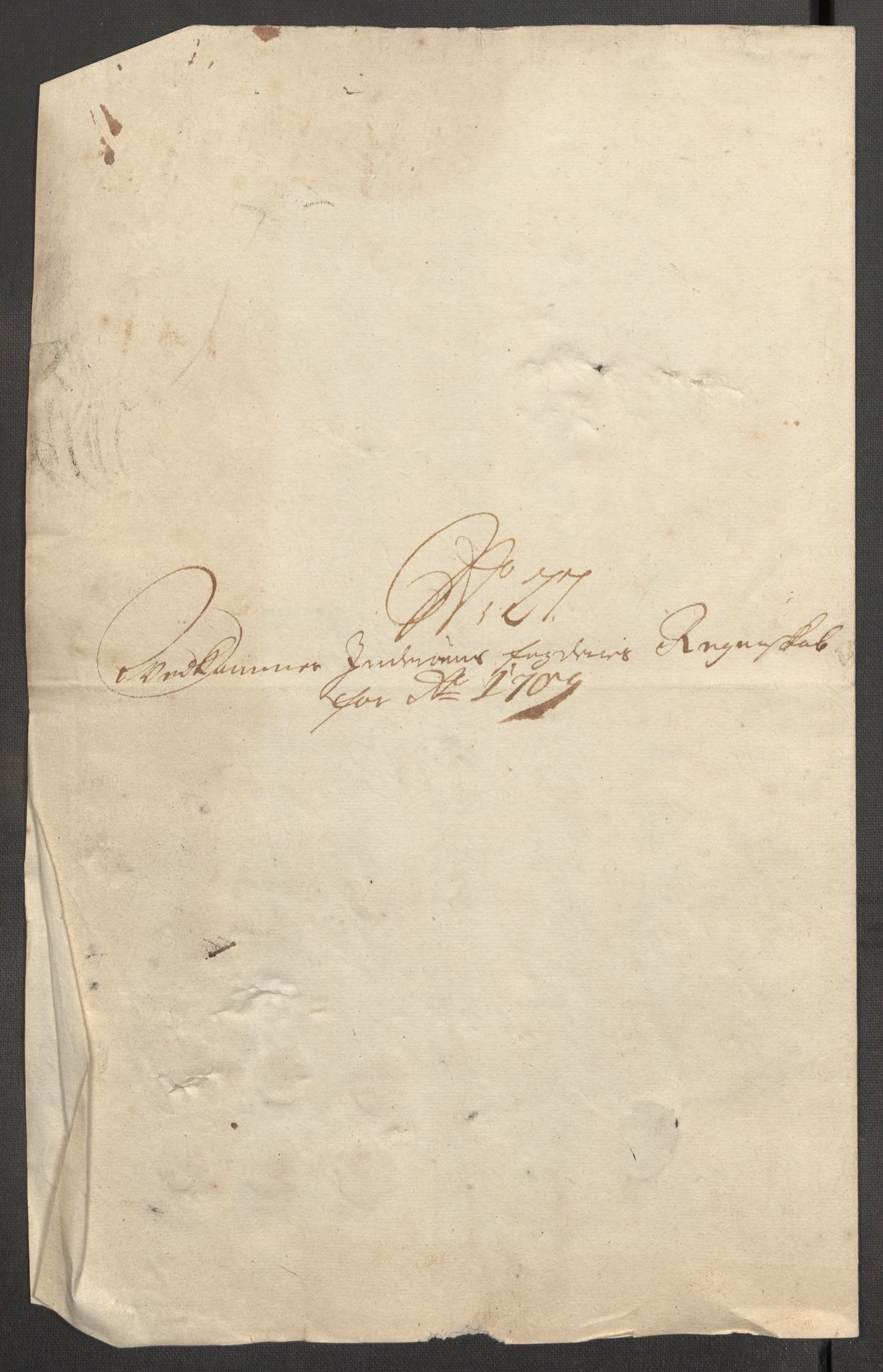 Rentekammeret inntil 1814, Reviderte regnskaper, Fogderegnskap, RA/EA-4092/R63/L4317: Fogderegnskap Inderøy, 1709, p. 266