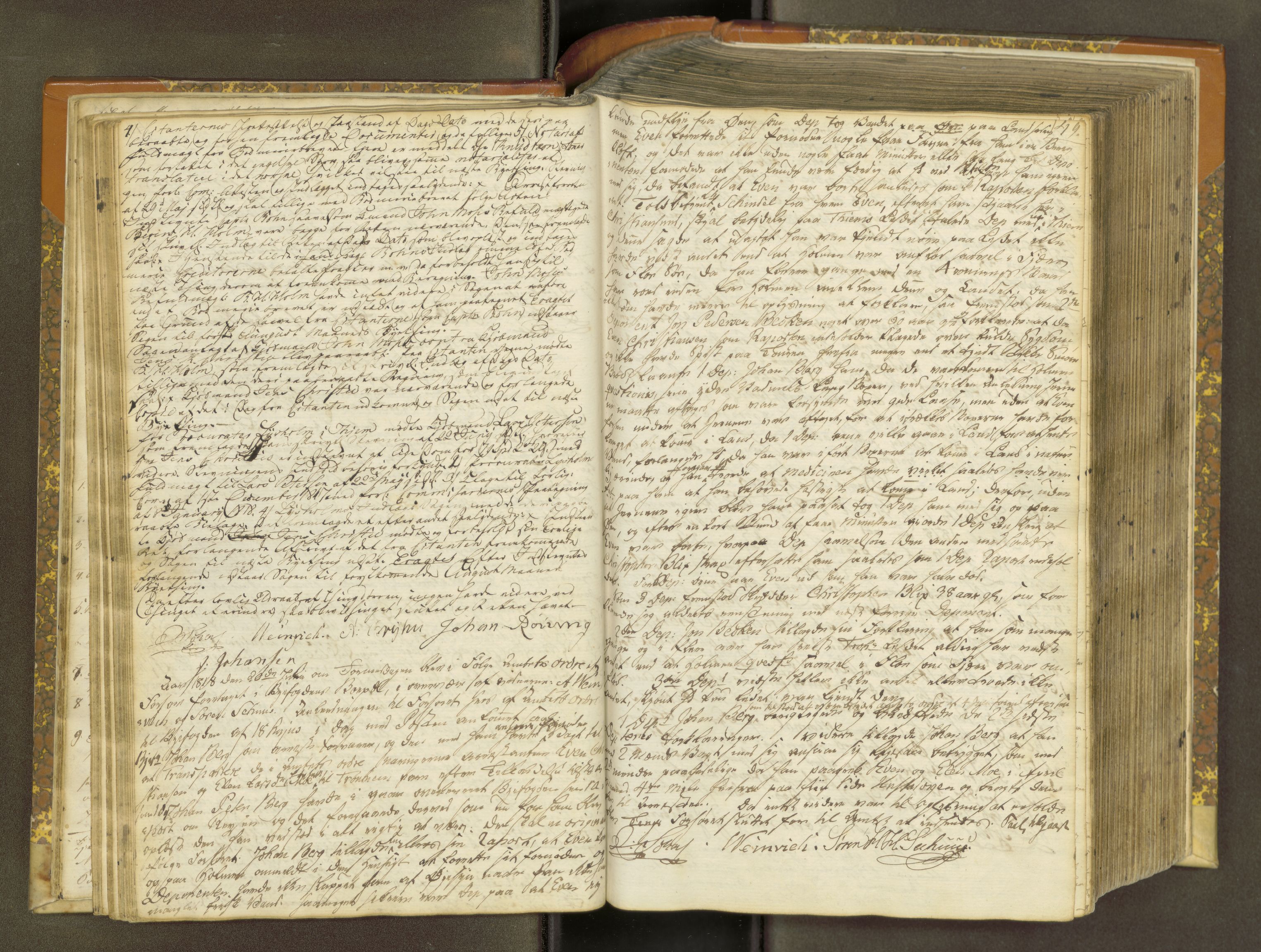 Kristiansund byfogd, AV/SAT-A-4587/A/01/L0008: Justisprotokoll. Aut. 31.12.1817, 1817-1829, p. 48b-49a