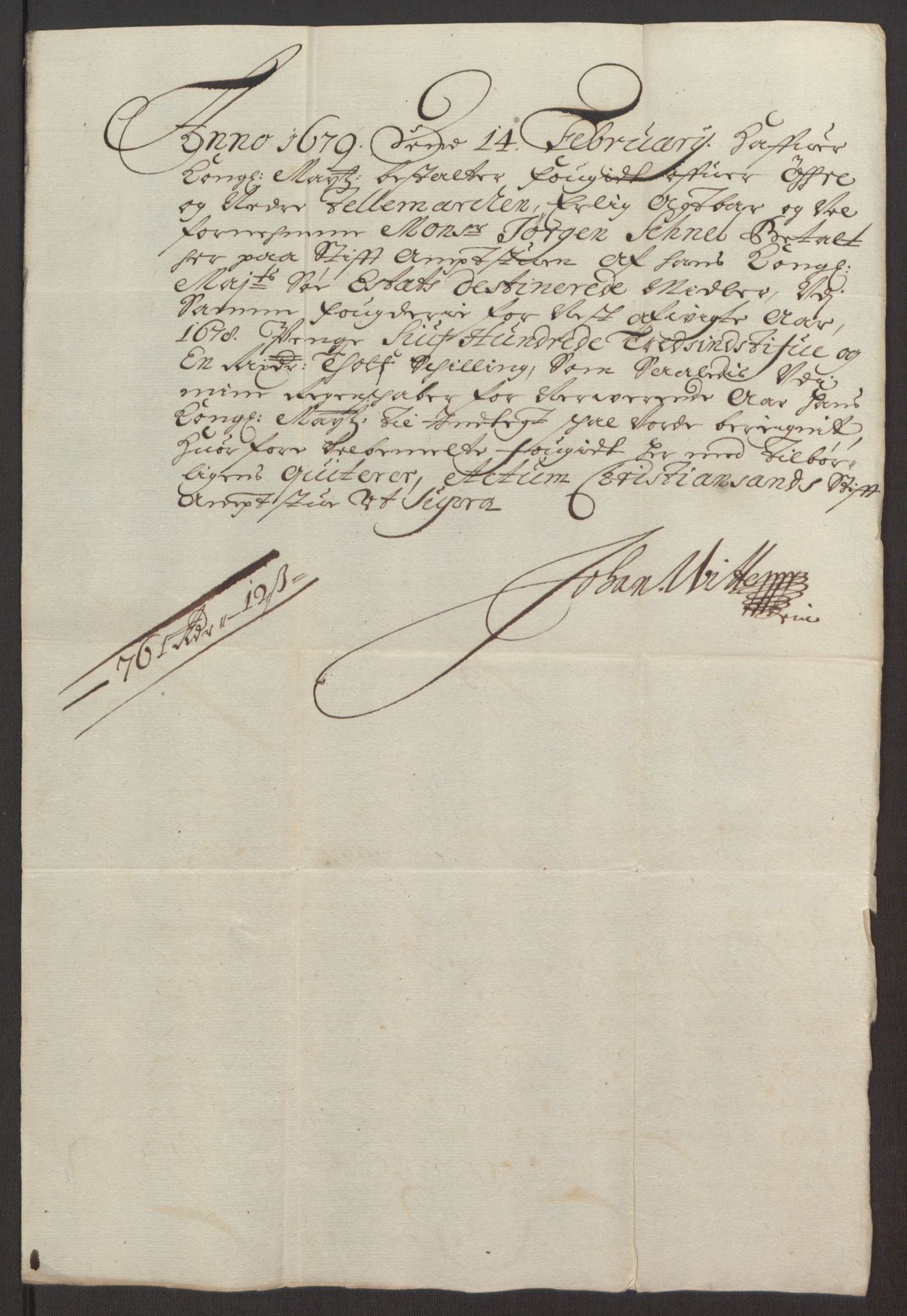 Rentekammeret inntil 1814, Reviderte regnskaper, Fogderegnskap, AV/RA-EA-4092/R35/L2069: Fogderegnskap Øvre og Nedre Telemark, 1678, p. 264