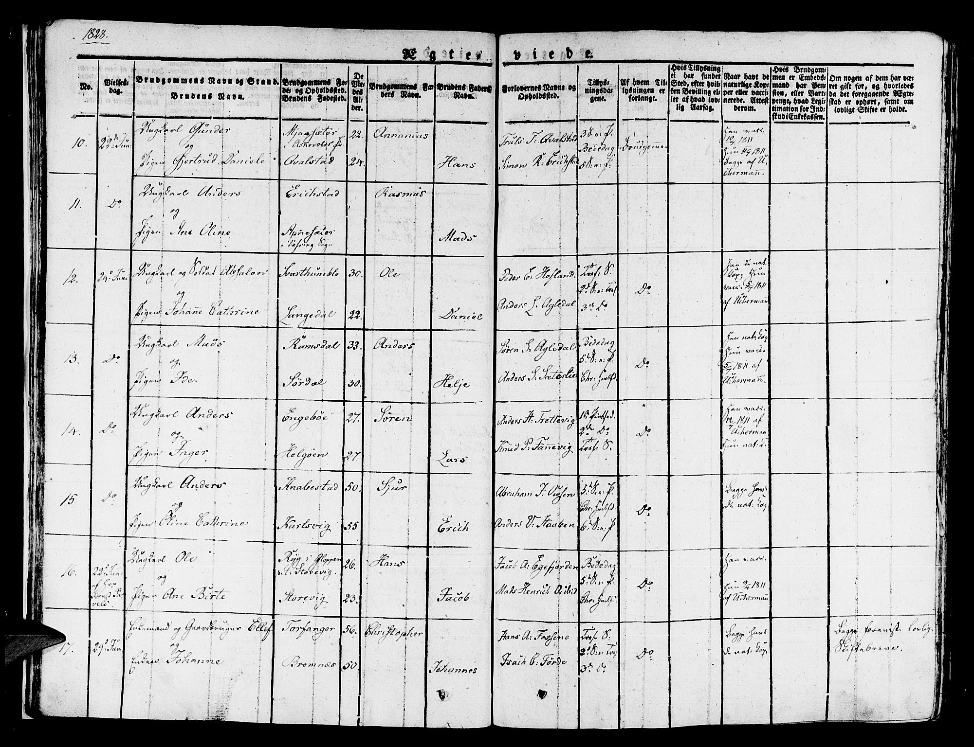 Kinn sokneprestembete, AV/SAB-A-80801/H/Haa/Haaa/L0004/0002: Parish register (official) no. A 4II, 1822-1840, p. 23
