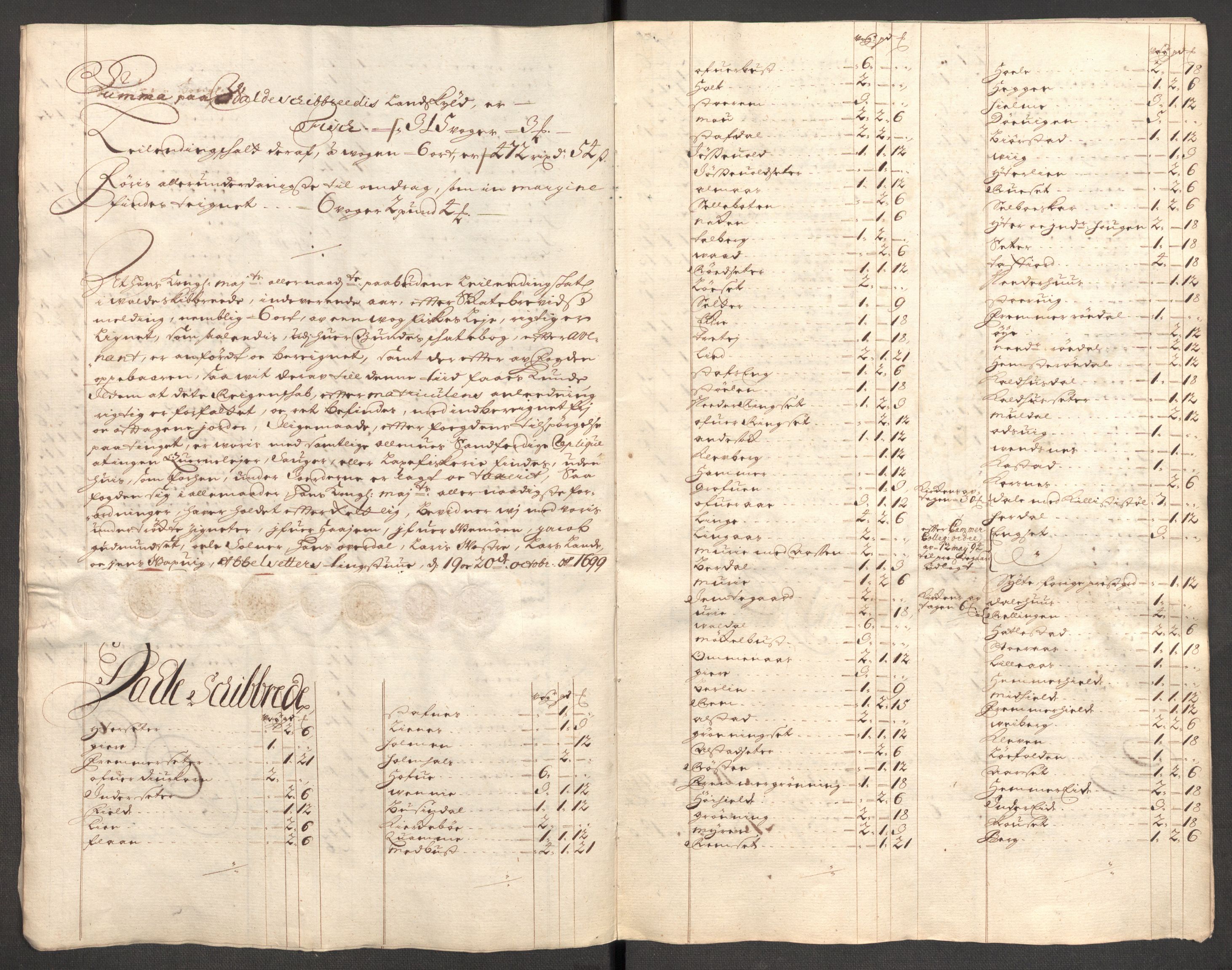 Rentekammeret inntil 1814, Reviderte regnskaper, Fogderegnskap, AV/RA-EA-4092/R54/L3557: Fogderegnskap Sunnmøre, 1699, p. 87