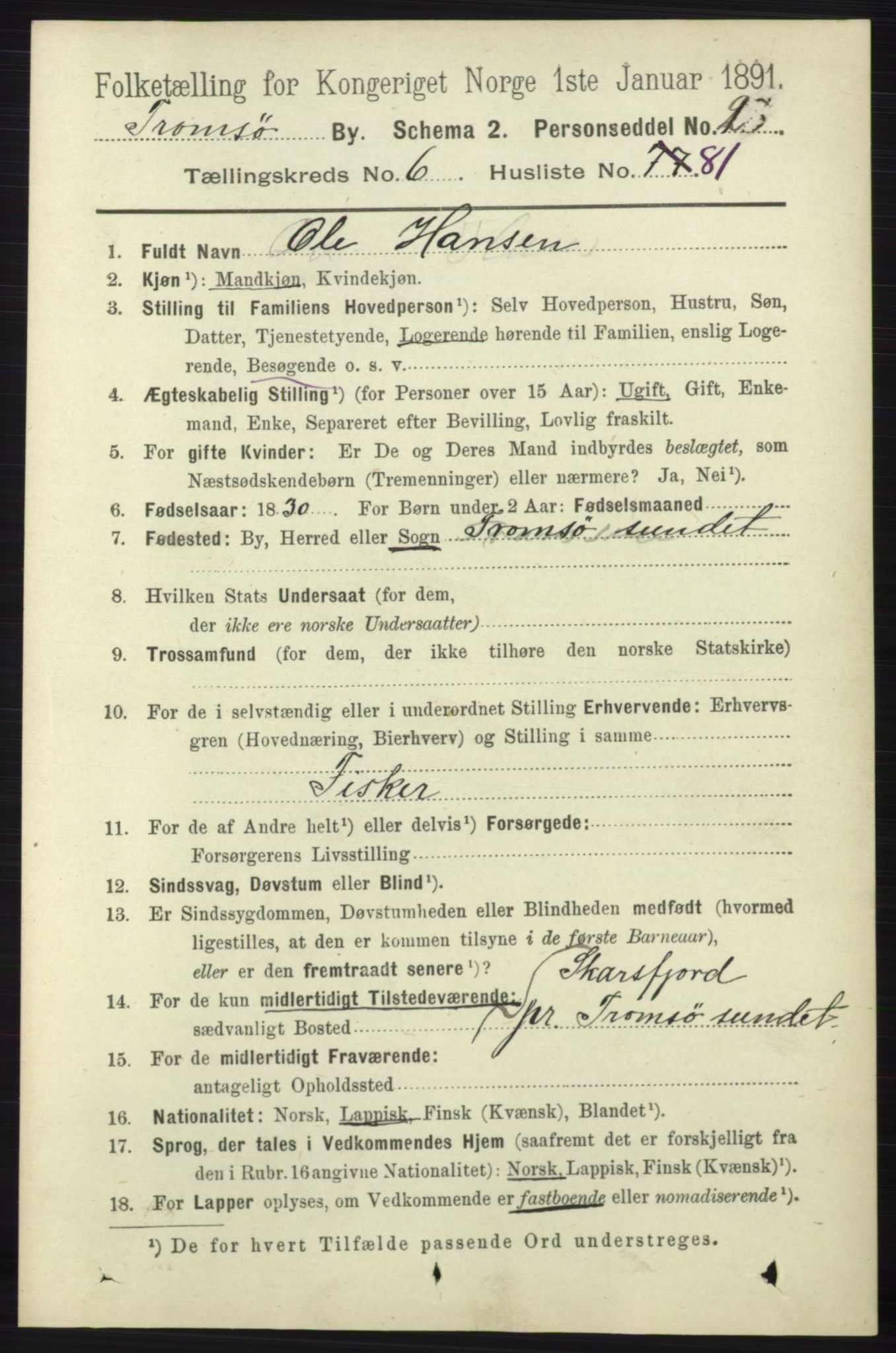 RA, 1891 census for 1902 Tromsø, 1891, p. 6512