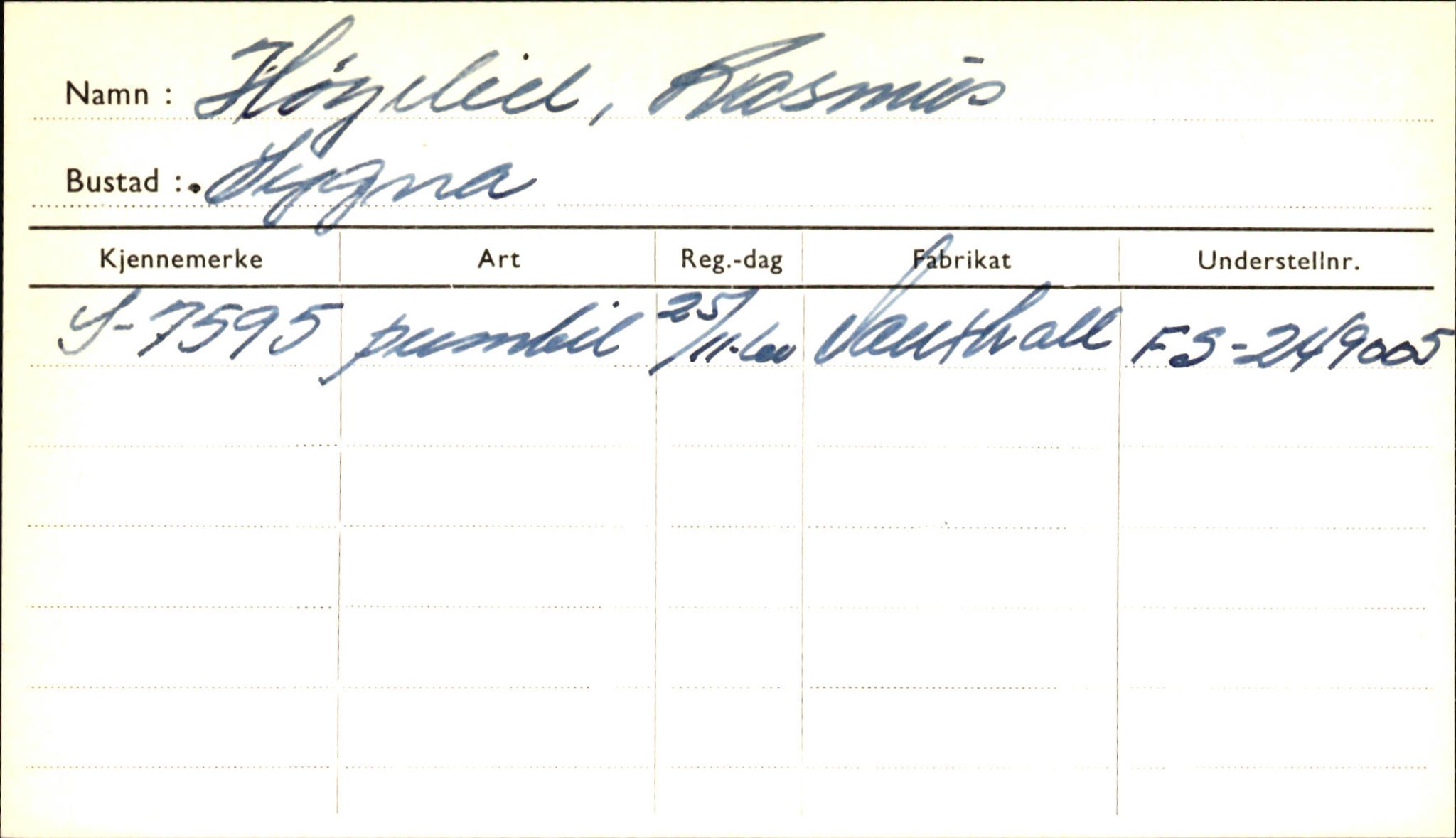 Statens vegvesen, Sogn og Fjordane vegkontor, AV/SAB-A-5301/4/F/L0001A: Eigarregister Fjordane til 1.6.1961, 1930-1961, p. 814