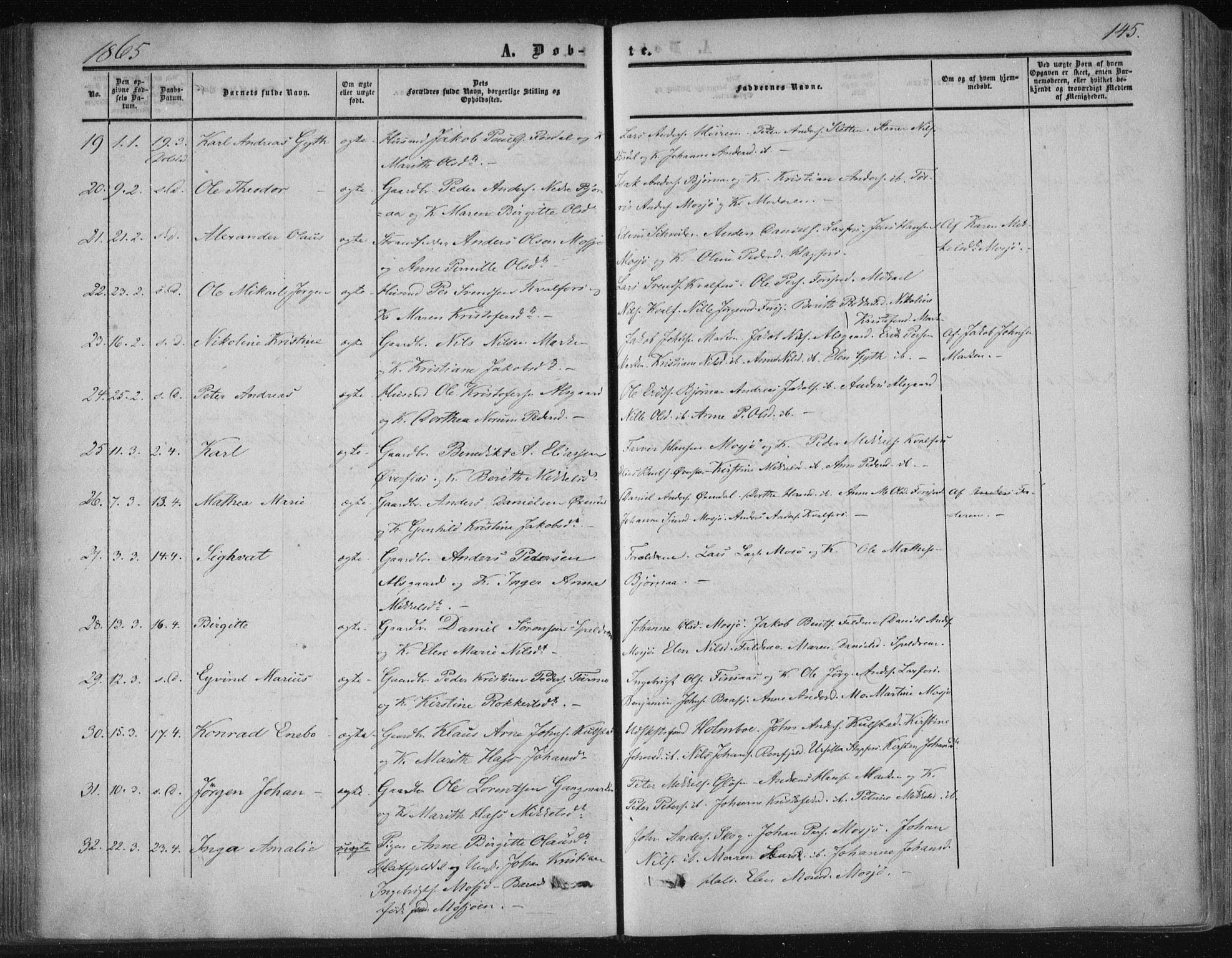 Ministerialprotokoller, klokkerbøker og fødselsregistre - Nordland, SAT/A-1459/820/L0293: Parish register (official) no. 820A14, 1855-1865, p. 145