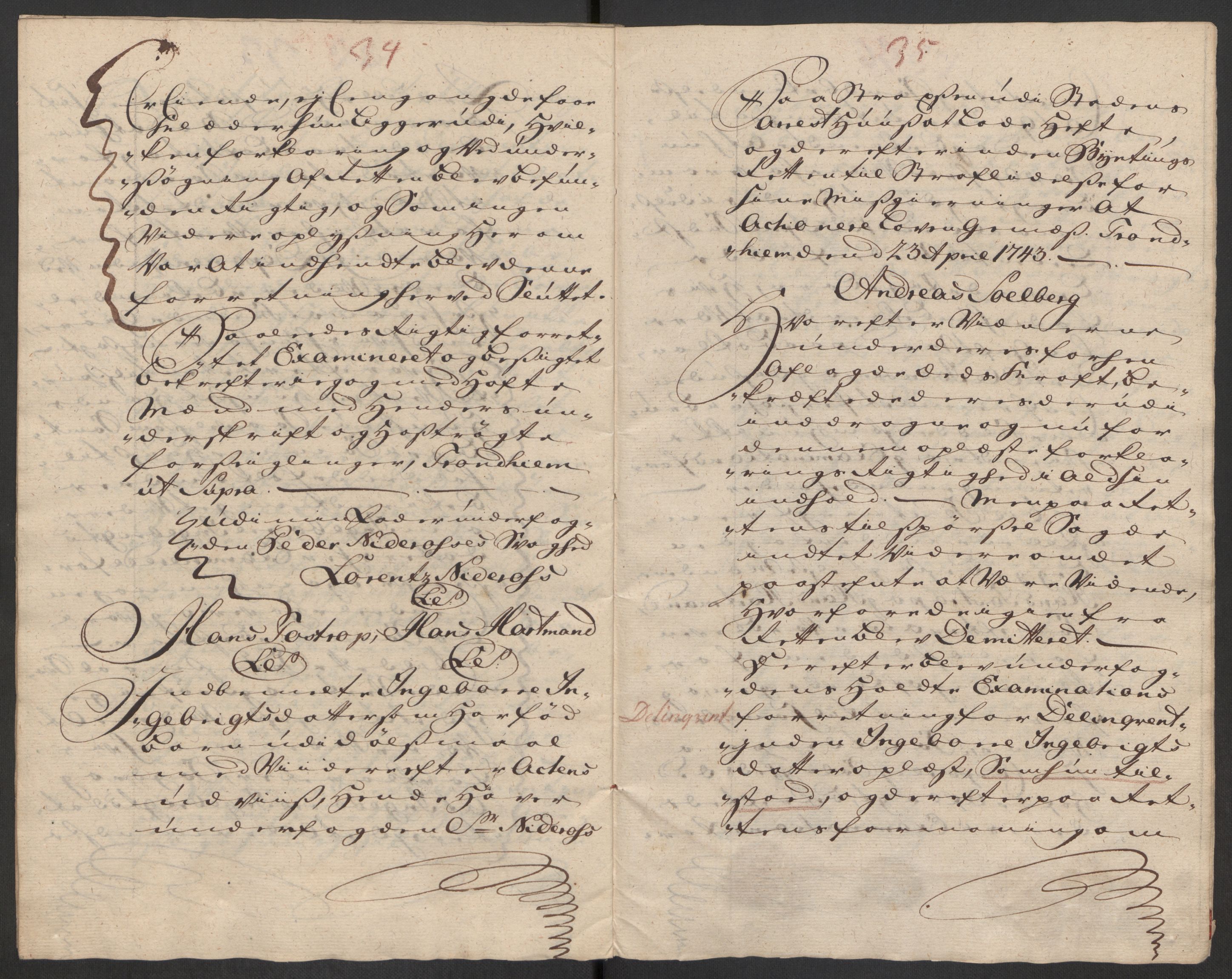 Rentekammeret inntil 1814, Reviderte regnskaper, Byregnskaper, AV/RA-EA-4066/R/Rs/L0541: [S22] Sikt og sakefall, 1743-1746, p. 67