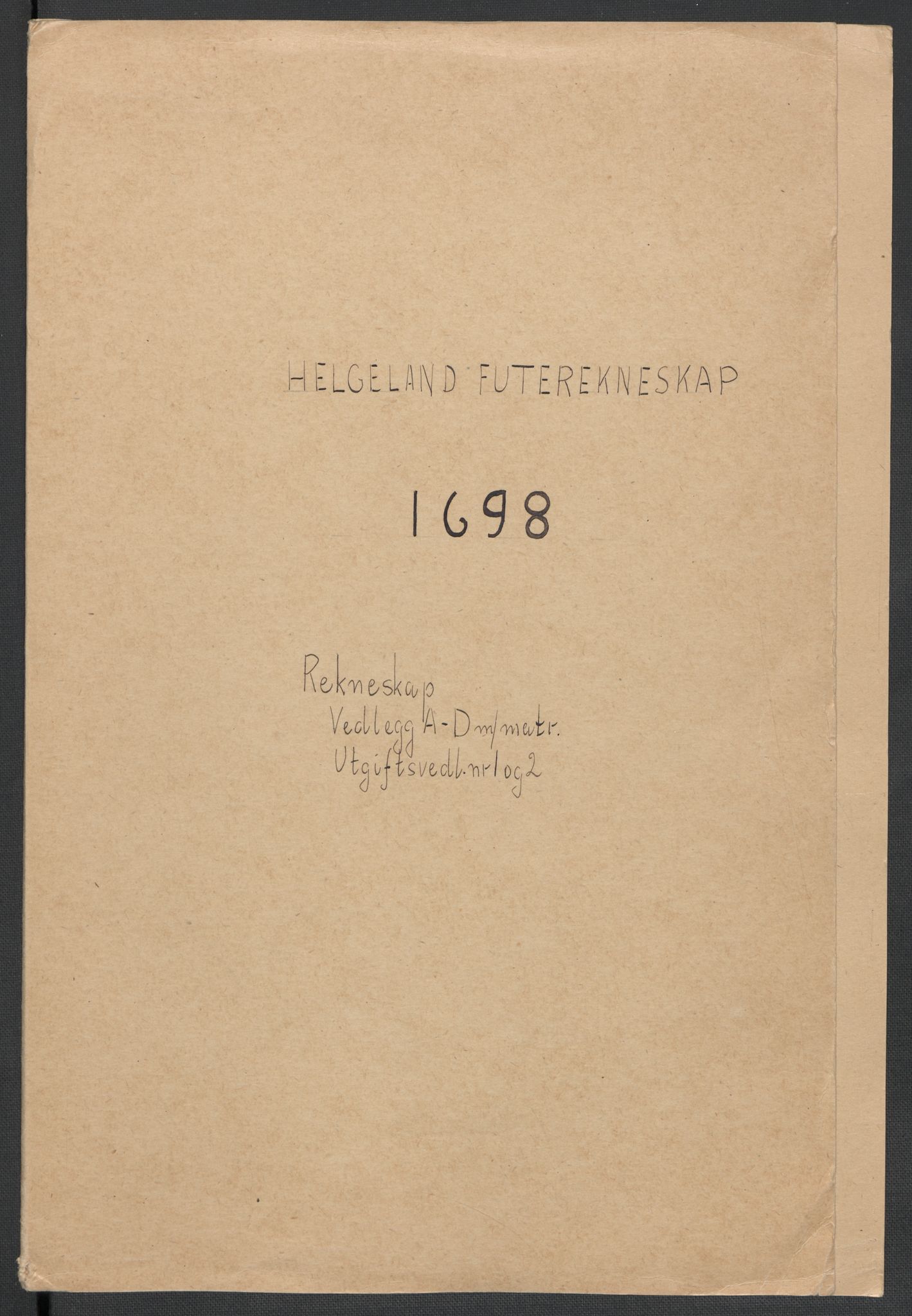 Rentekammeret inntil 1814, Reviderte regnskaper, Fogderegnskap, AV/RA-EA-4092/R65/L4506: Fogderegnskap Helgeland, 1697-1698, p. 126