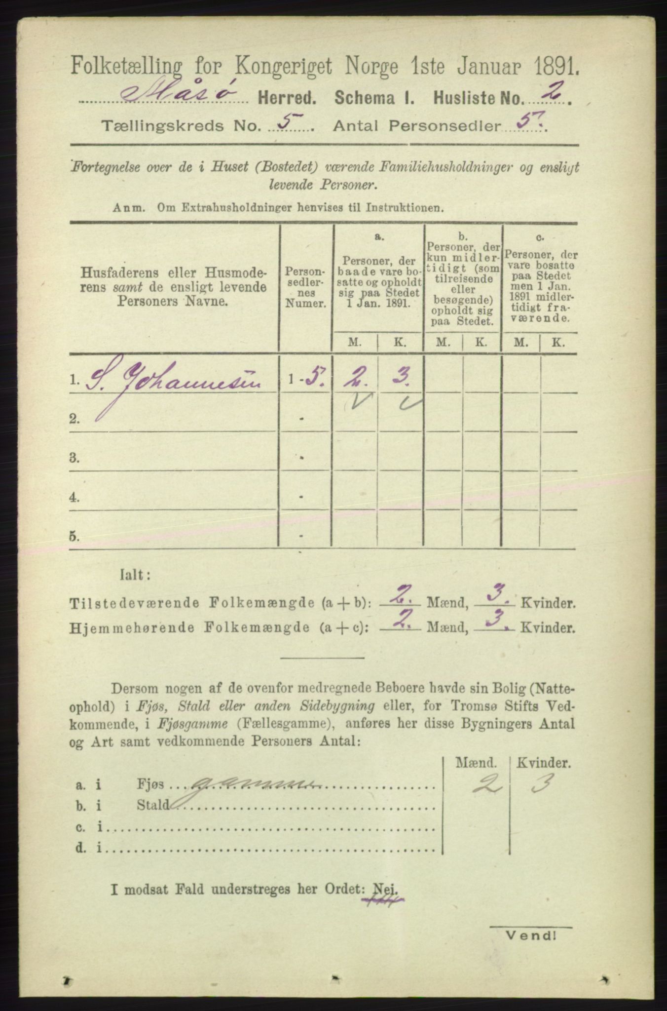 RA, 1891 census for 2018 Måsøy, 1891, p. 656