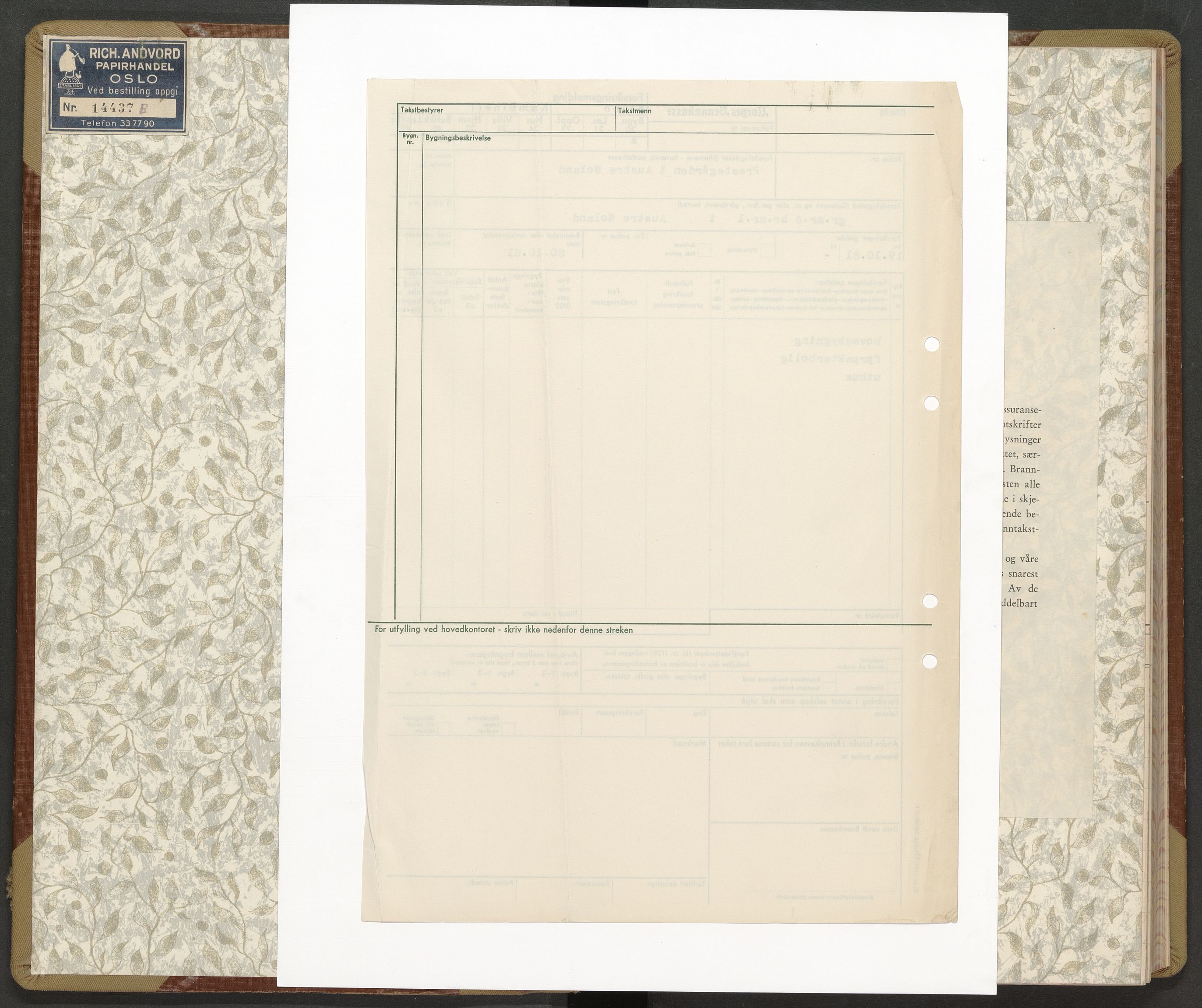 Norges Brannkasse Austre Moland og Stokken, AV/SAK-2241-0057/F/Fa/L0006: Branntakstprotokoll nr. 6 for Østre Moland og Stokken, 1954-1955