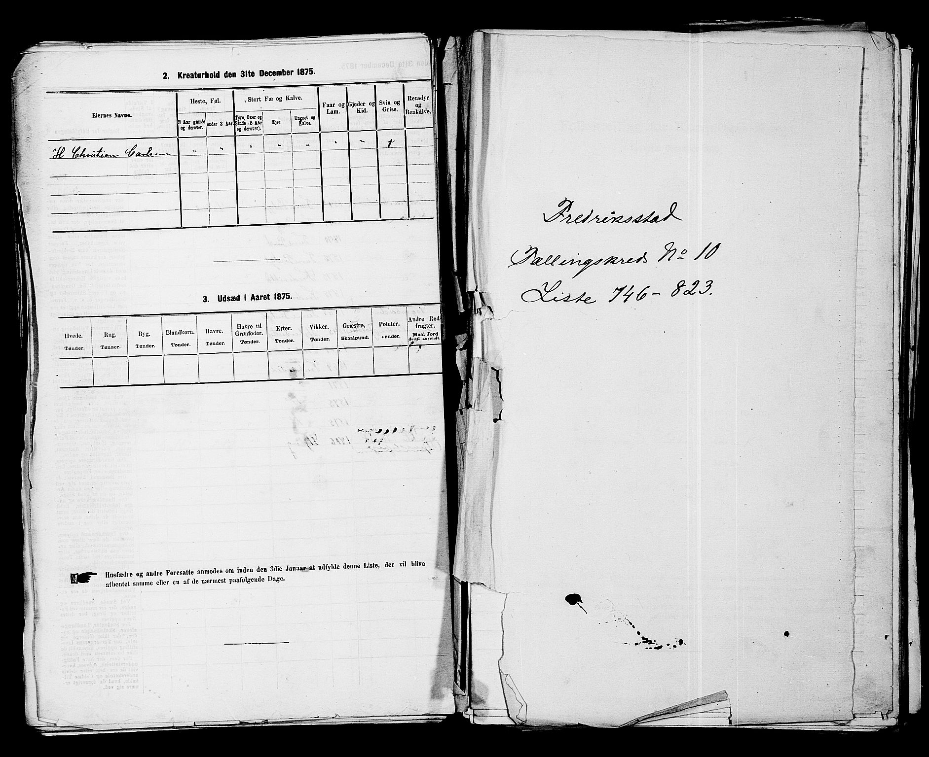 RA, 1875 census for 0103B Fredrikstad/Fredrikstad, 1875, p. 1707