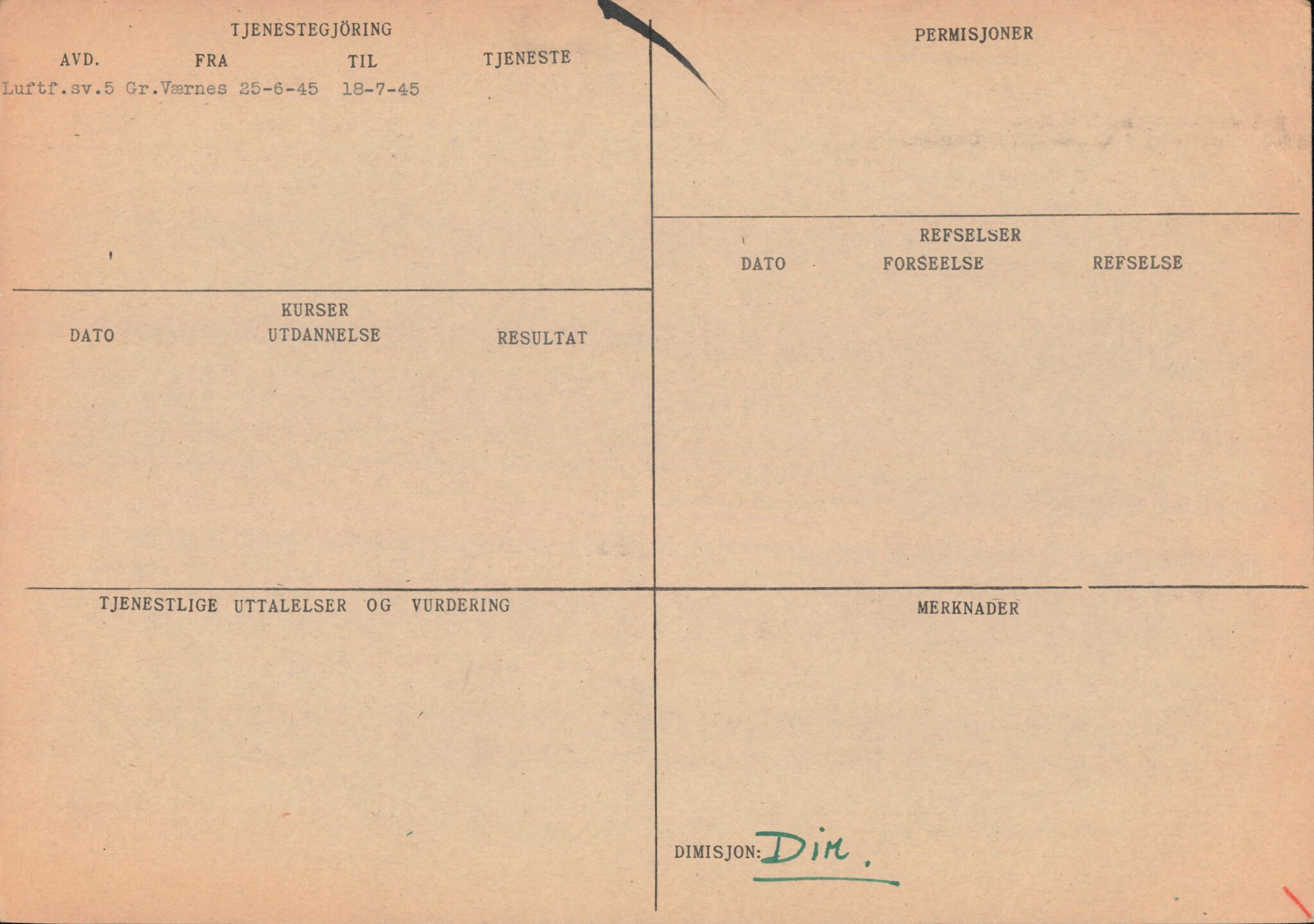 Forsvaret, Forsvarets overkommando/Luftforsvarsstaben, AV/RA-RAFA-4079/P/Pa/L0013: Personellmapper, 1905, p. 464