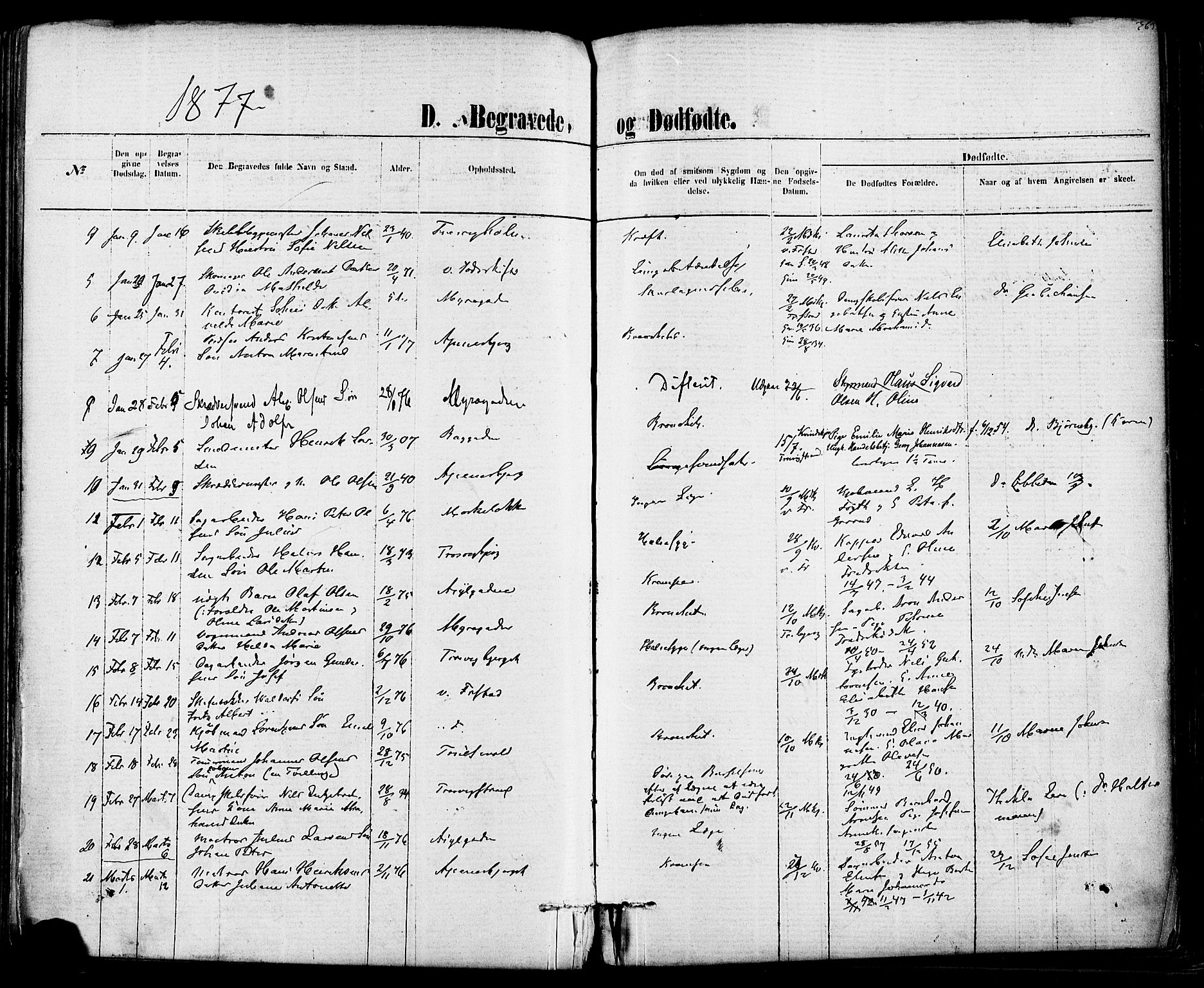 Fredrikstad domkirkes prestekontor Kirkebøker, AV/SAO-A-10906/F/Fa/L0001: Parish register (official) no. 1, 1871-1878, p. 363