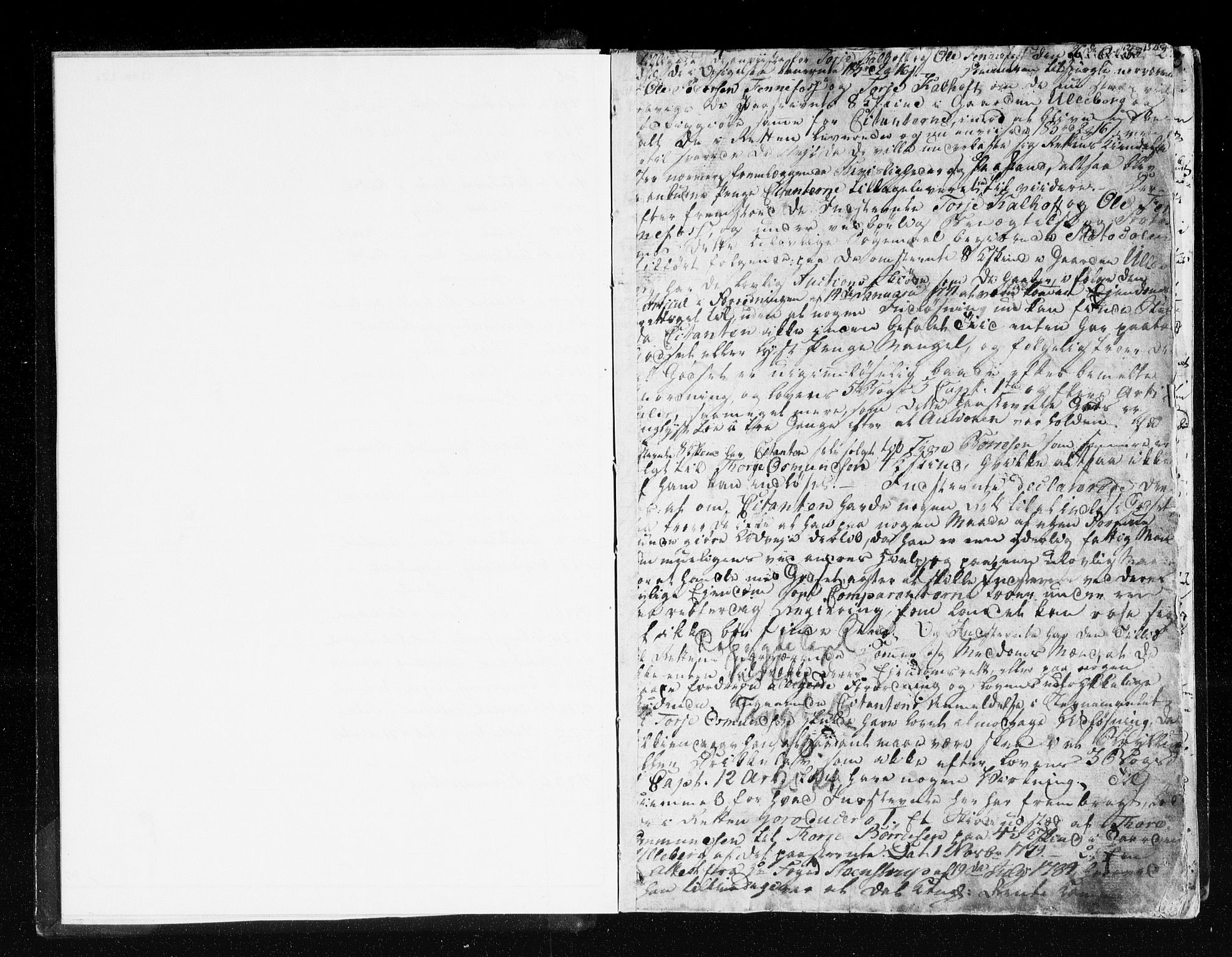 Setesdal sorenskriveri, SAK/1221-0011/F/Fa/L0015: Tingbok nr 10, 1793-1804, p. 1b-2a