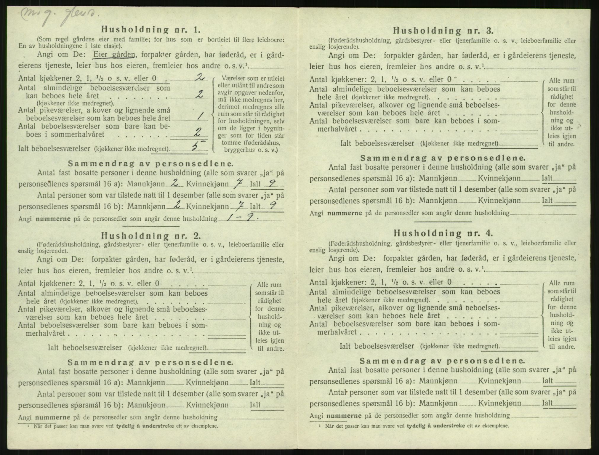 SAT, 1920 census for Eid (MR), 1920, p. 575