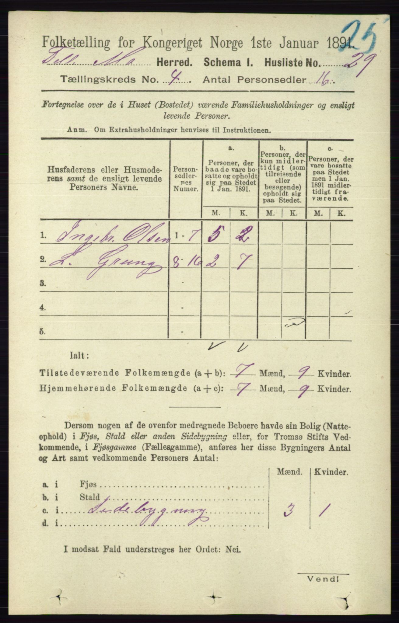 RA, 1891 census for 0832 Mo, 1891, p. 1008