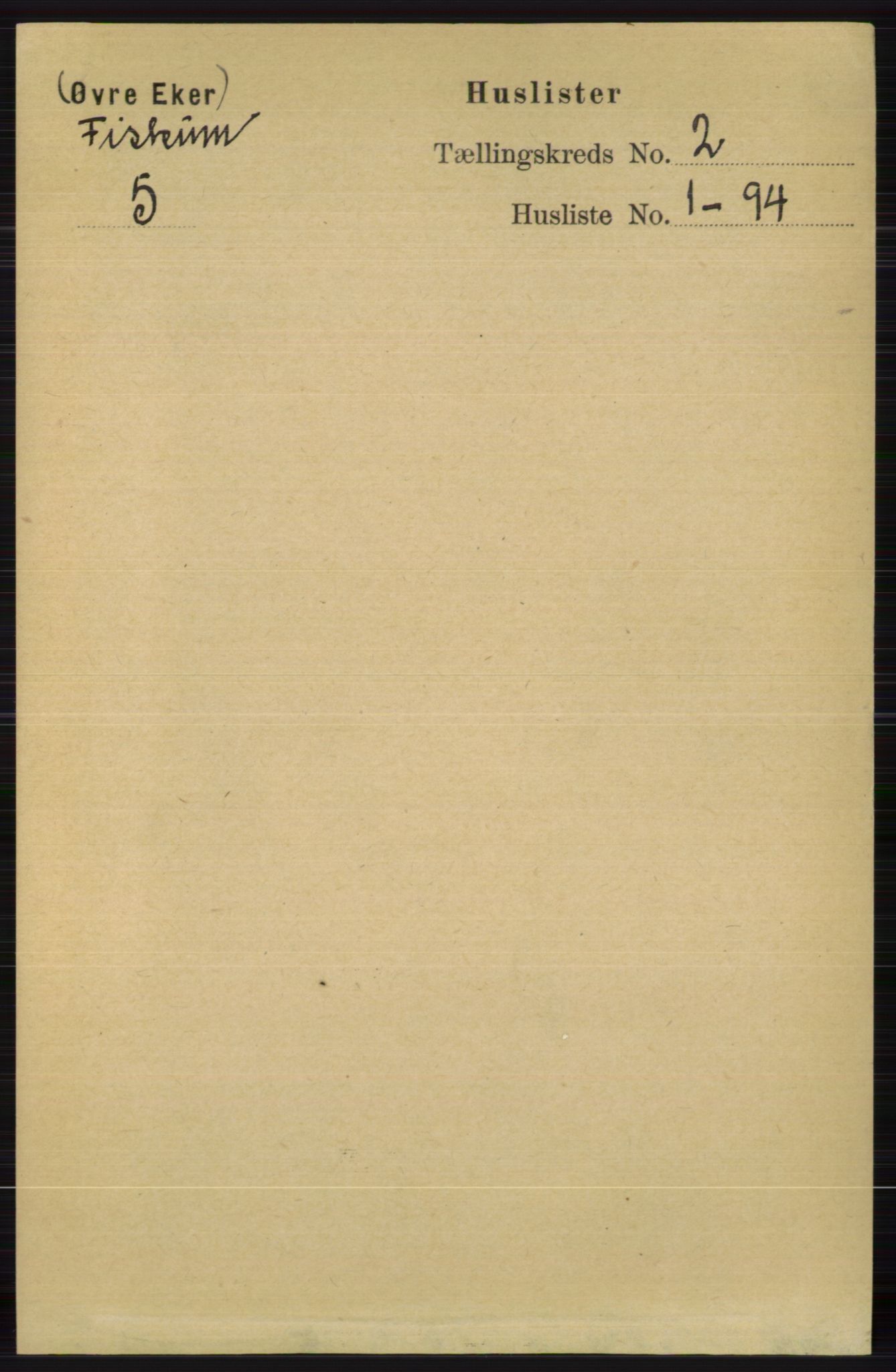 RA, 1891 census for 0624 Øvre Eiker, 1891, p. 8378
