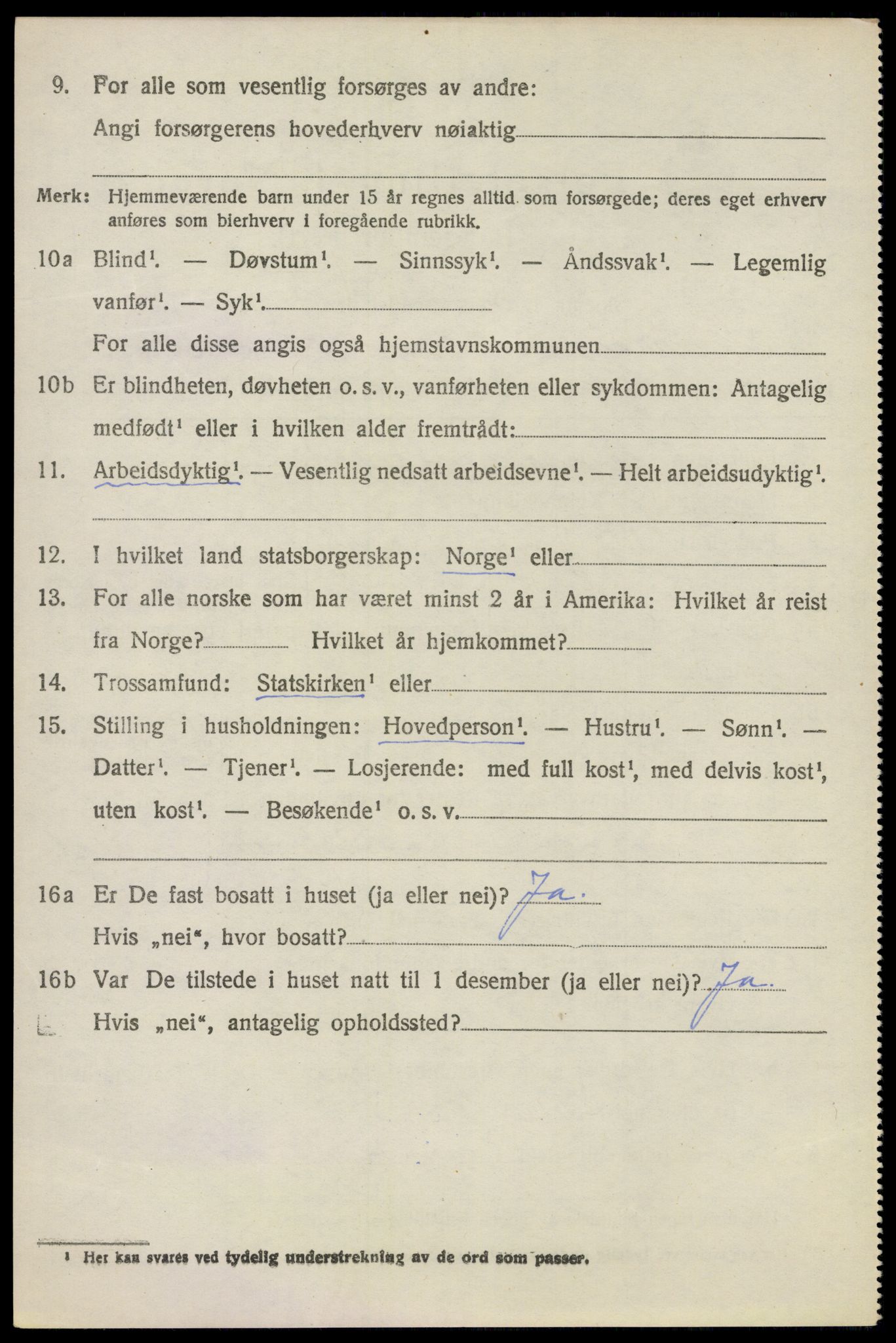 SAO, 1920 census for Kråkstad, 1920, p. 9970