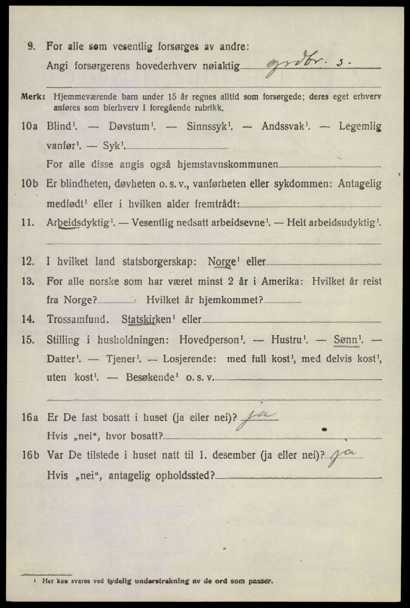 SAKO, 1920 census for Øvre Sandsvær, 1920, p. 1331