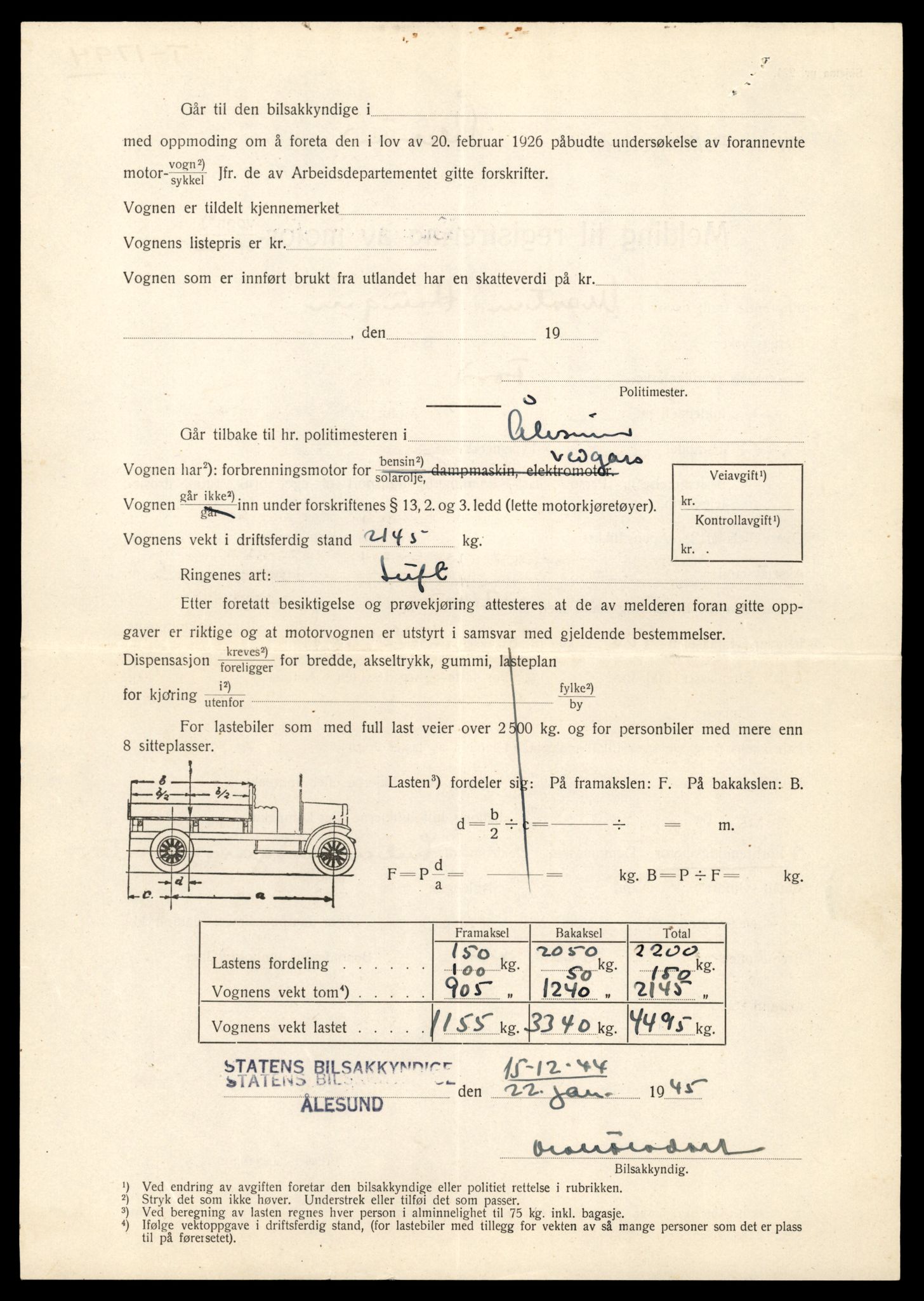 Møre og Romsdal vegkontor - Ålesund trafikkstasjon, SAT/A-4099/F/Fe/L0015: Registreringskort for kjøretøy T 1700 - T 1850, 1927-1998, p. 3036