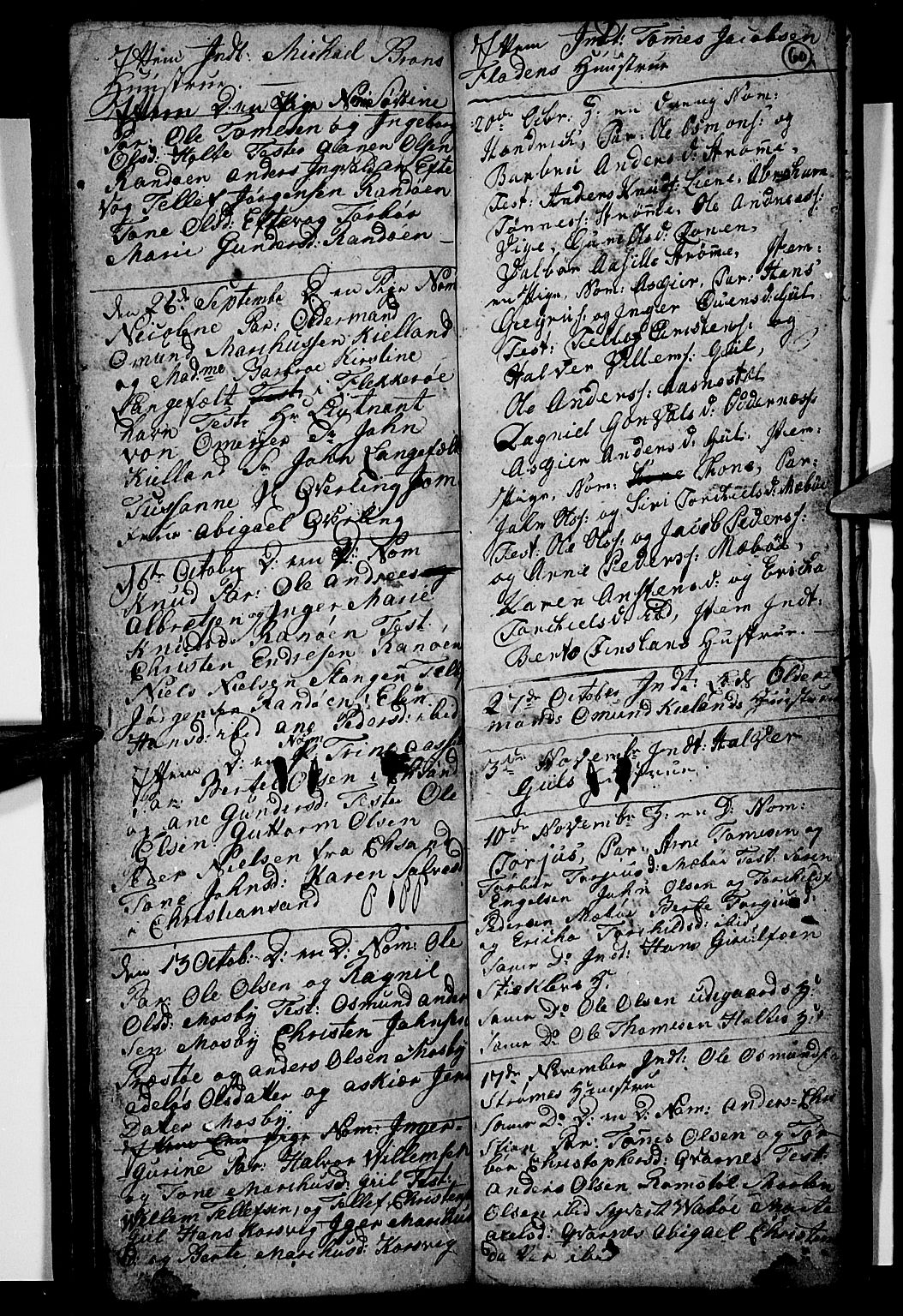 Oddernes sokneprestkontor, AV/SAK-1111-0033/F/Fb/Fba/L0002: Parish register (copy) no. B 2, 1791-1806, p. 60