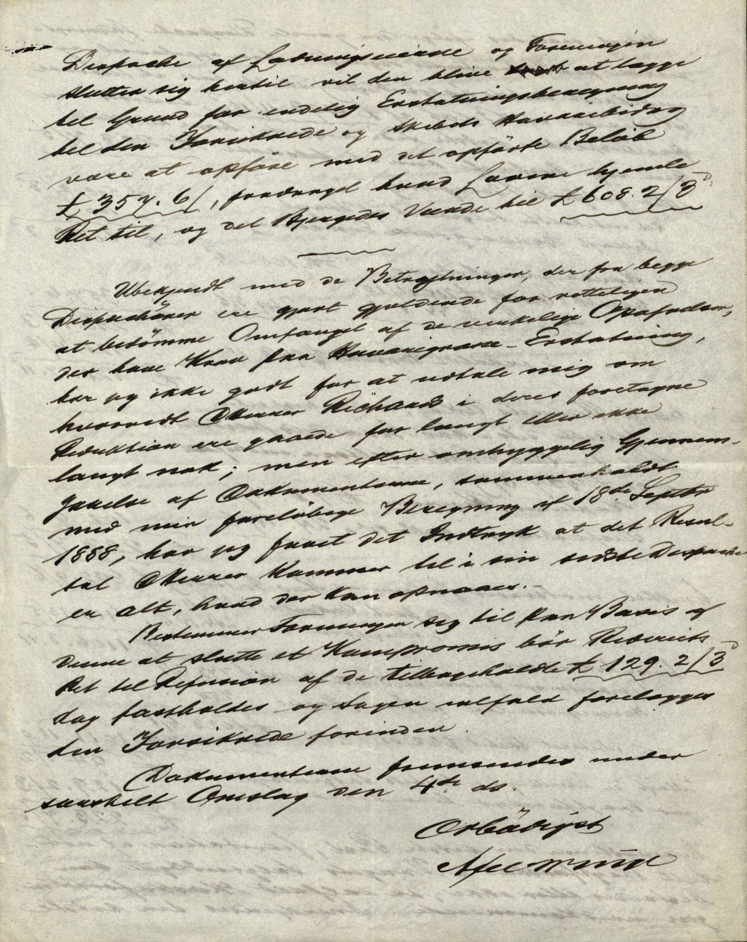 Pa 63 - Østlandske skibsassuranceforening, VEMU/A-1079/G/Ga/L0020/0003: Havaridokumenter / Anton, Diamant, Templar, Finn, Eliezer, Arctic, 1887, p. 99