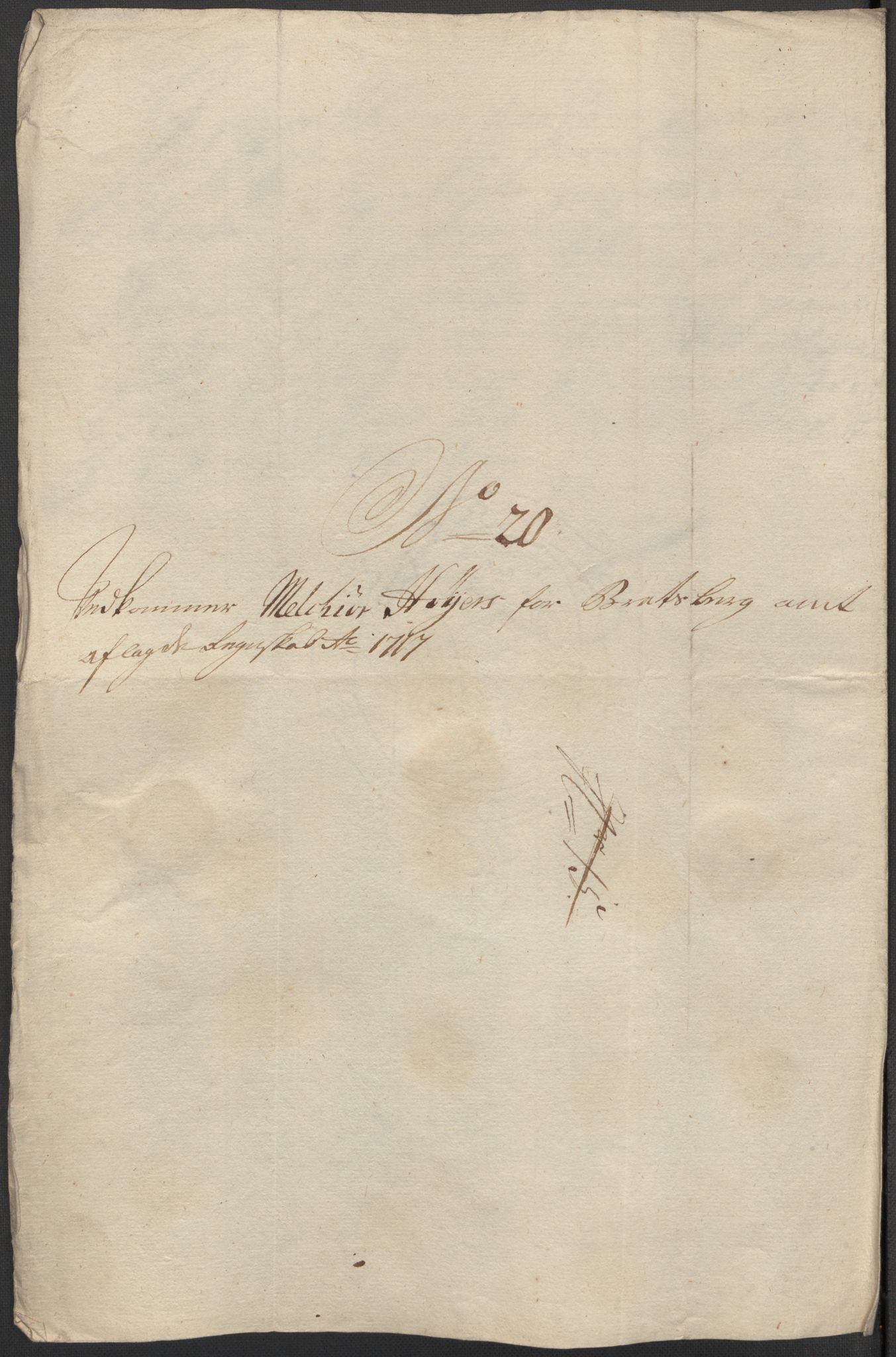 Rentekammeret inntil 1814, Reviderte regnskaper, Fogderegnskap, AV/RA-EA-4092/R36/L2129: Fogderegnskap Øvre og Nedre Telemark og Bamble, 1717, p. 383