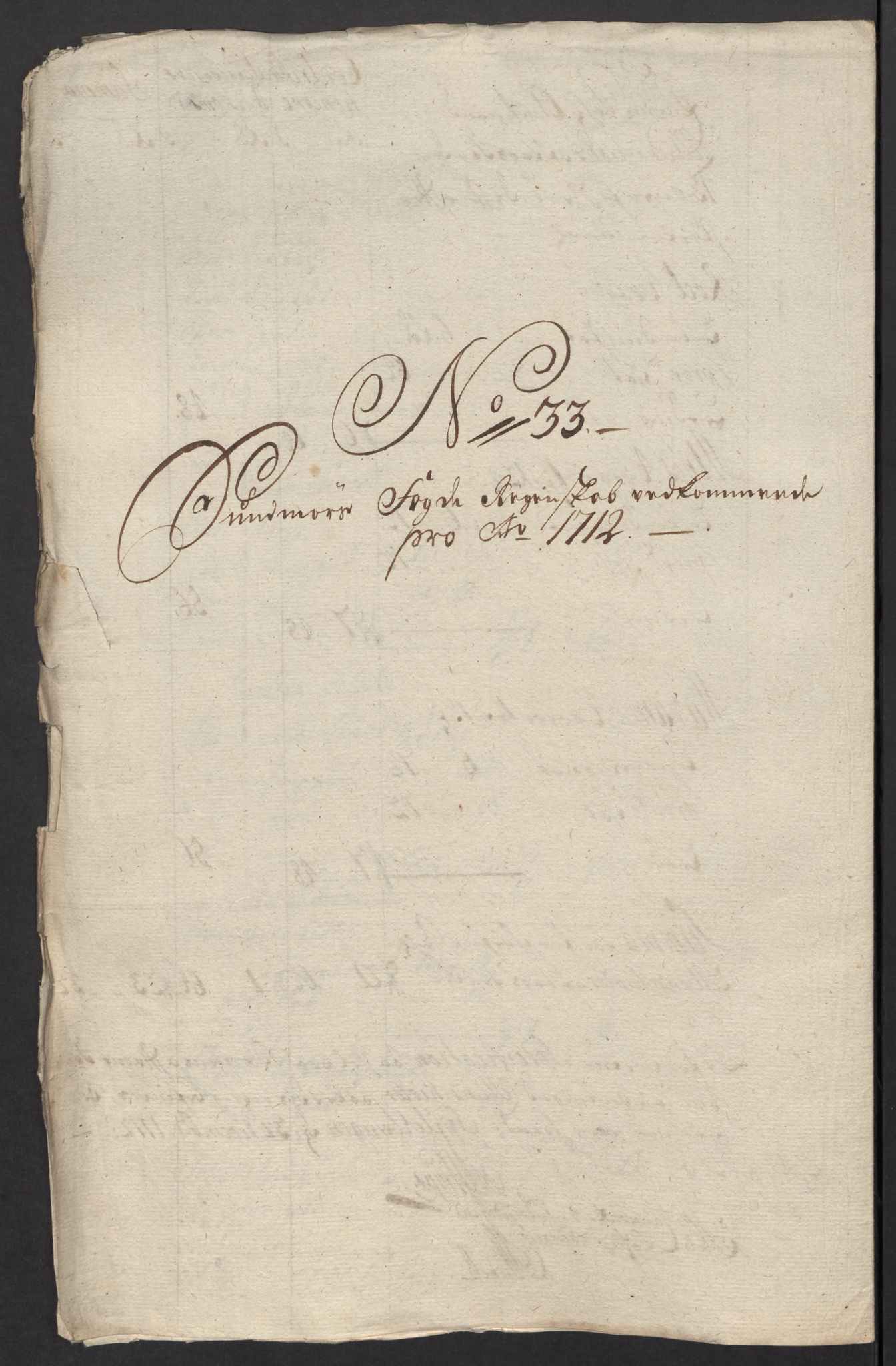 Rentekammeret inntil 1814, Reviderte regnskaper, Fogderegnskap, AV/RA-EA-4092/R54/L3565: Fogderegnskap Sunnmøre, 1712-1713, p. 209