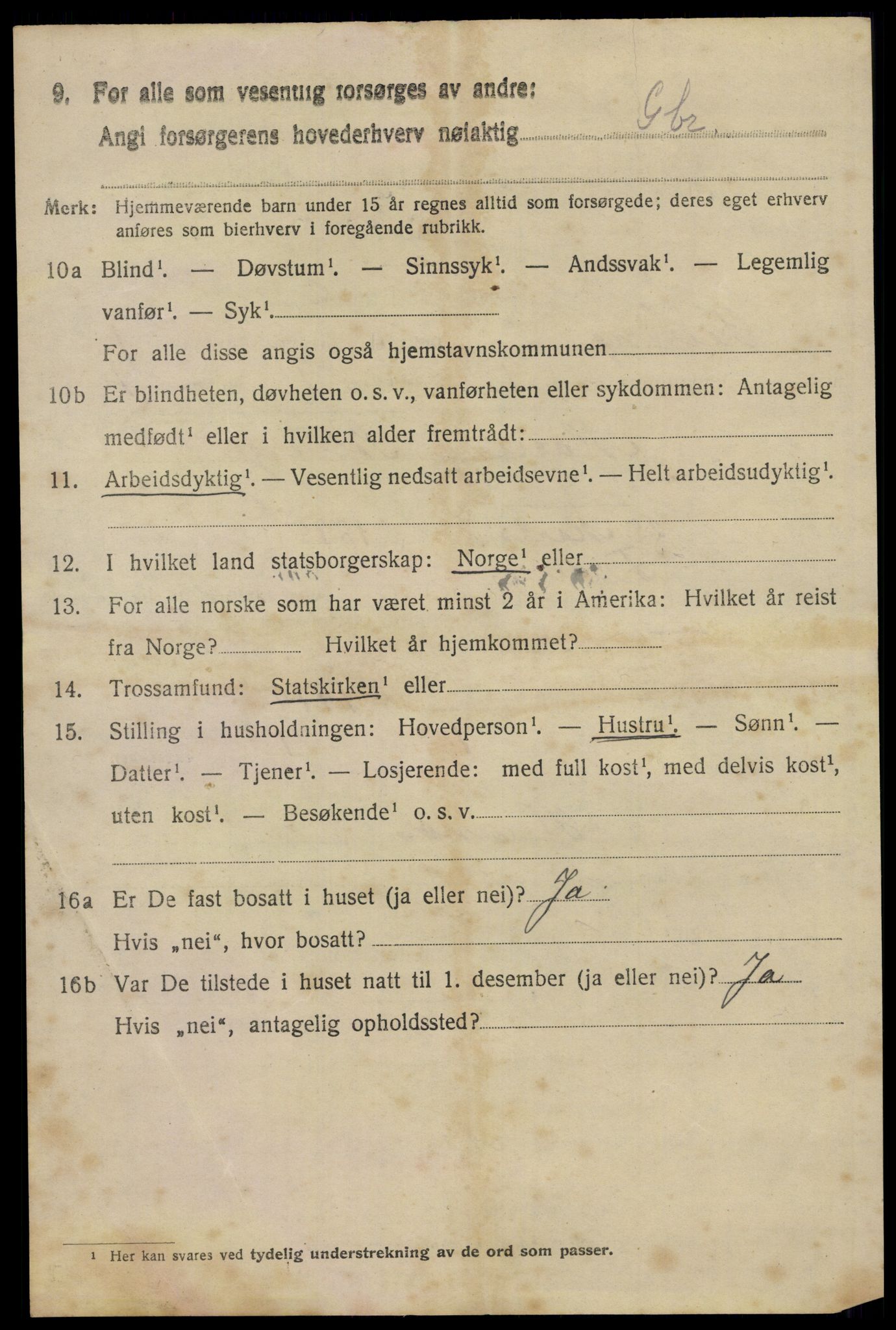 SAO, 1920 census for Feiring, 1920, p. 429