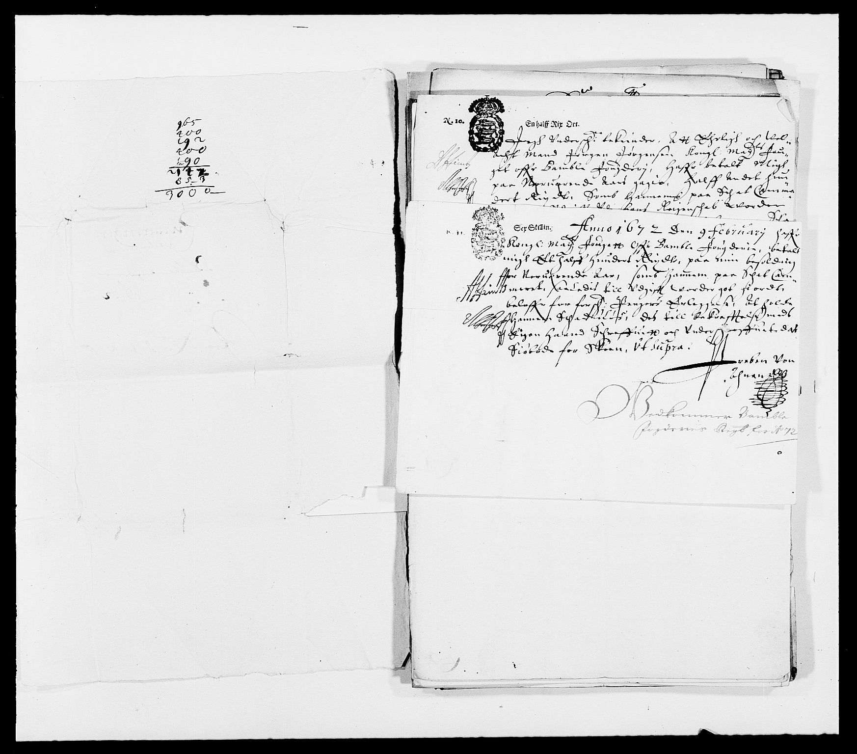 Rentekammeret inntil 1814, Reviderte regnskaper, Fogderegnskap, AV/RA-EA-4092/R34/L2041: Fogderegnskap Bamble, 1670-1672, p. 405