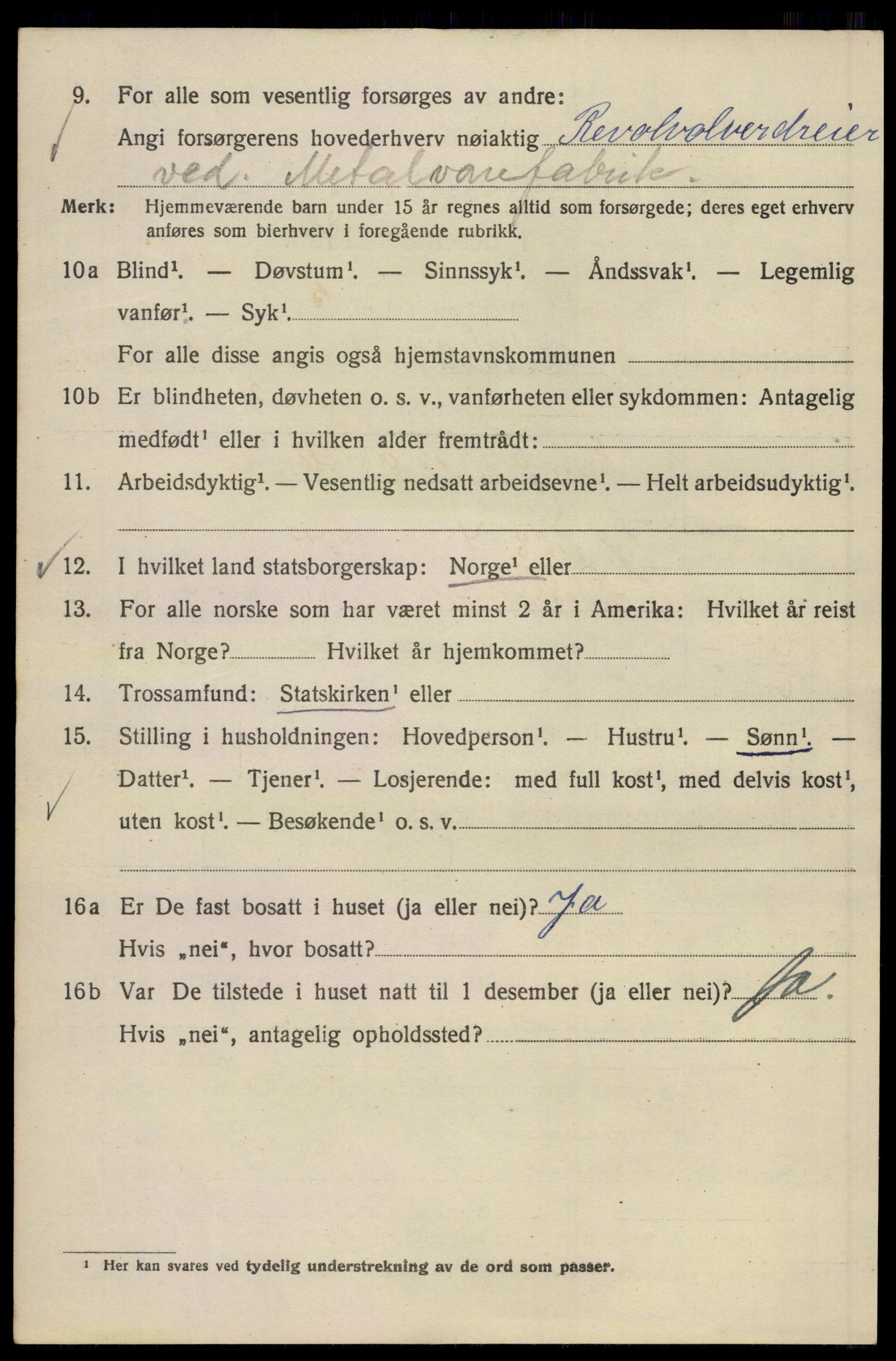 SAO, 1920 census for Kristiania, 1920, p. 369850