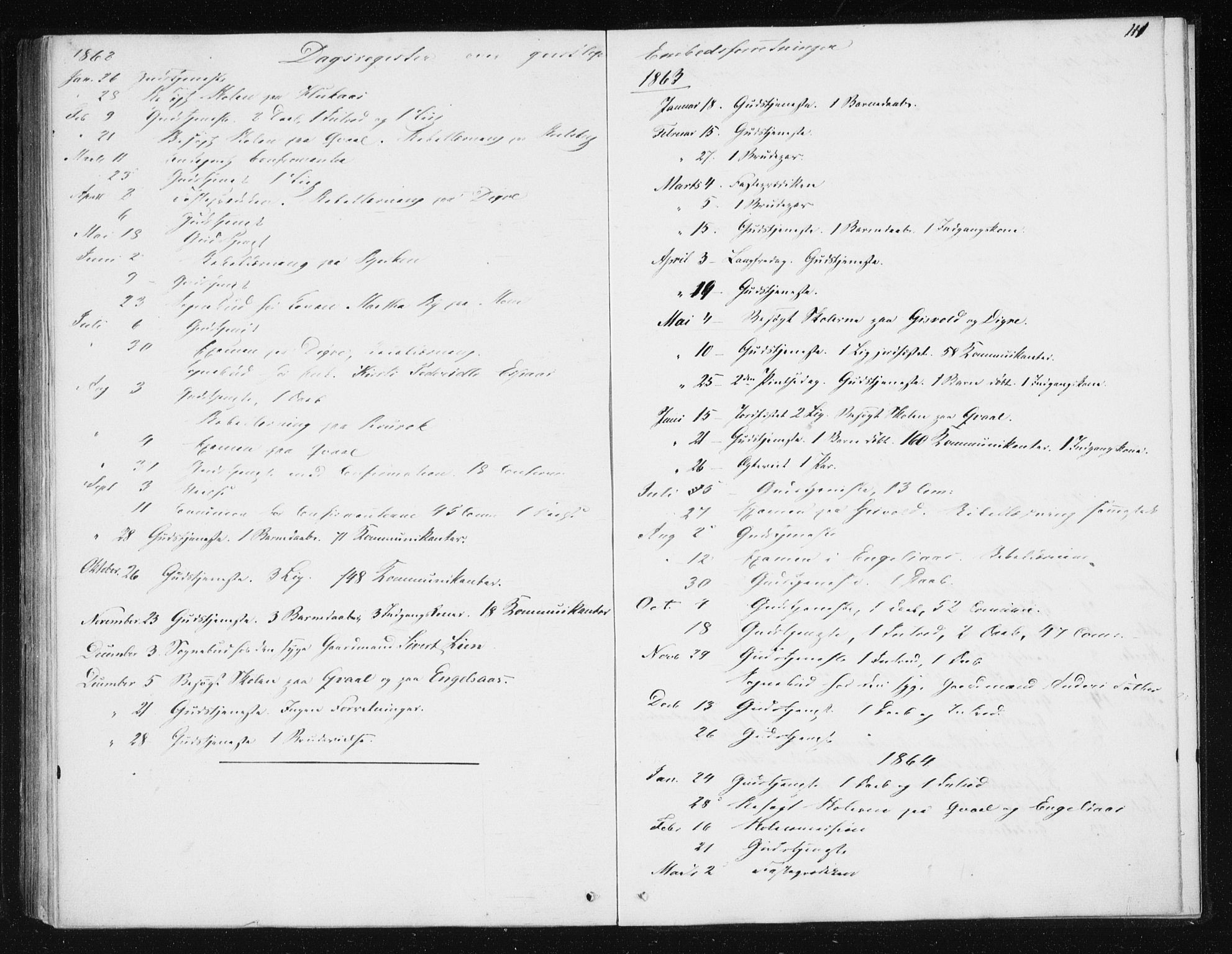 Ministerialprotokoller, klokkerbøker og fødselsregistre - Sør-Trøndelag, AV/SAT-A-1456/608/L0333: Parish register (official) no. 608A02, 1862-1876, p. 111