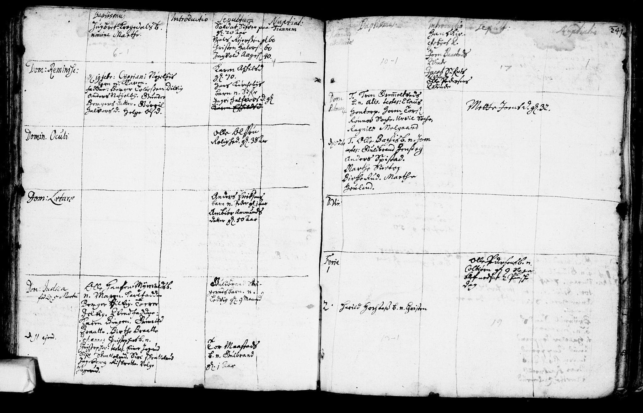 Trøgstad prestekontor Kirkebøker, SAO/A-10925/F/Fa/L0001: Parish register (official) no. I 1, 1645-1707, p. 241