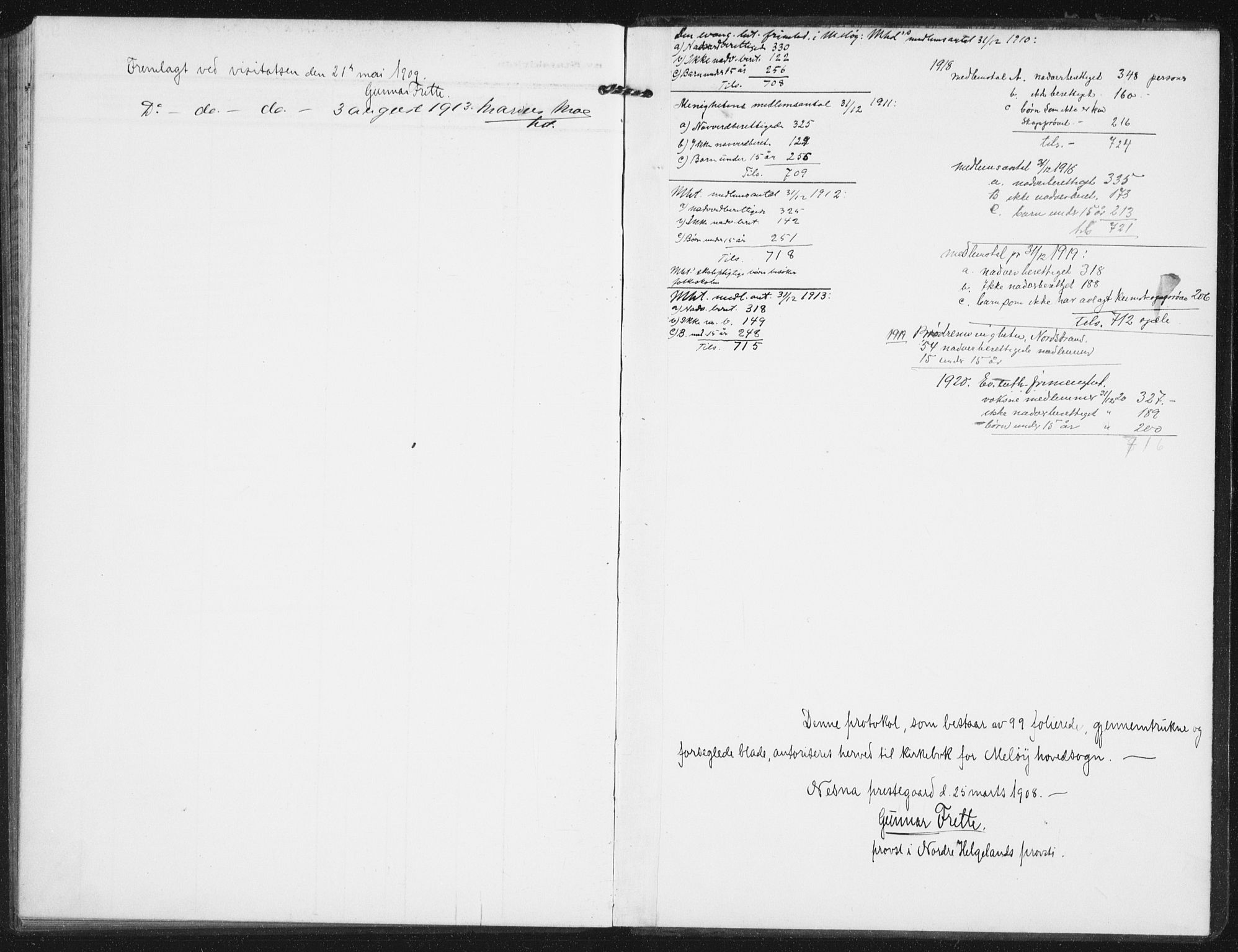 Ministerialprotokoller, klokkerbøker og fødselsregistre - Nordland, SAT/A-1459/843/L0629: Parish register (official) no. 843A04, 1907-1925