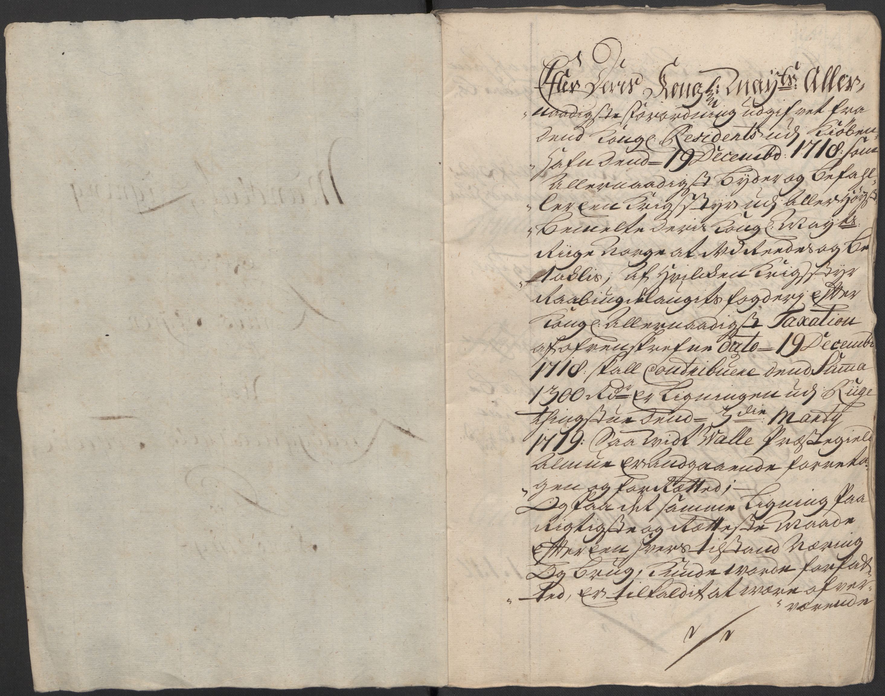 Rentekammeret inntil 1814, Reviderte regnskaper, Fogderegnskap, AV/RA-EA-4092/R40/L2453: Fogderegnskap Råbyggelag, 1718-1719, p. 289