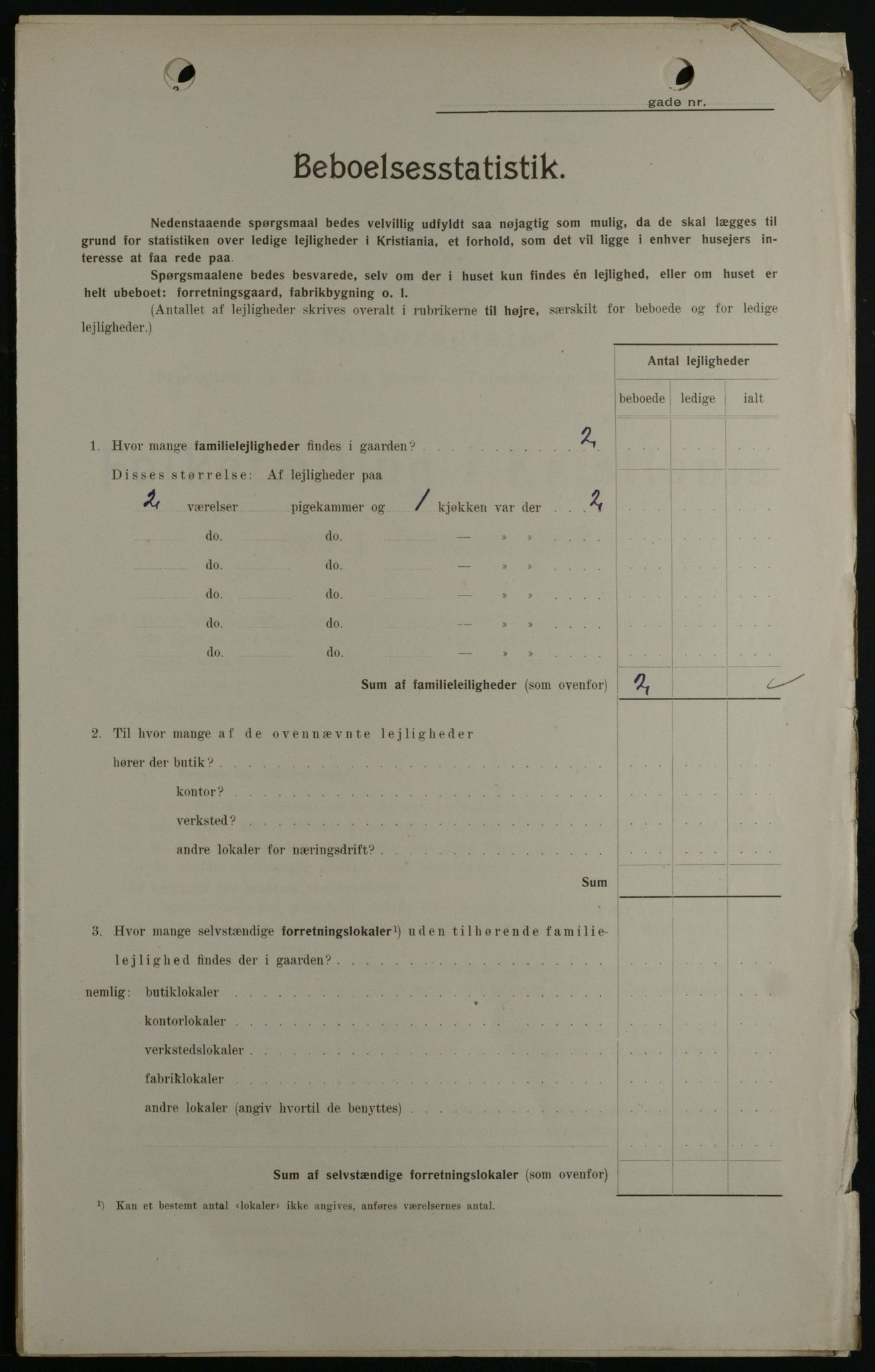 OBA, Municipal Census 1908 for Kristiania, 1908, p. 8370