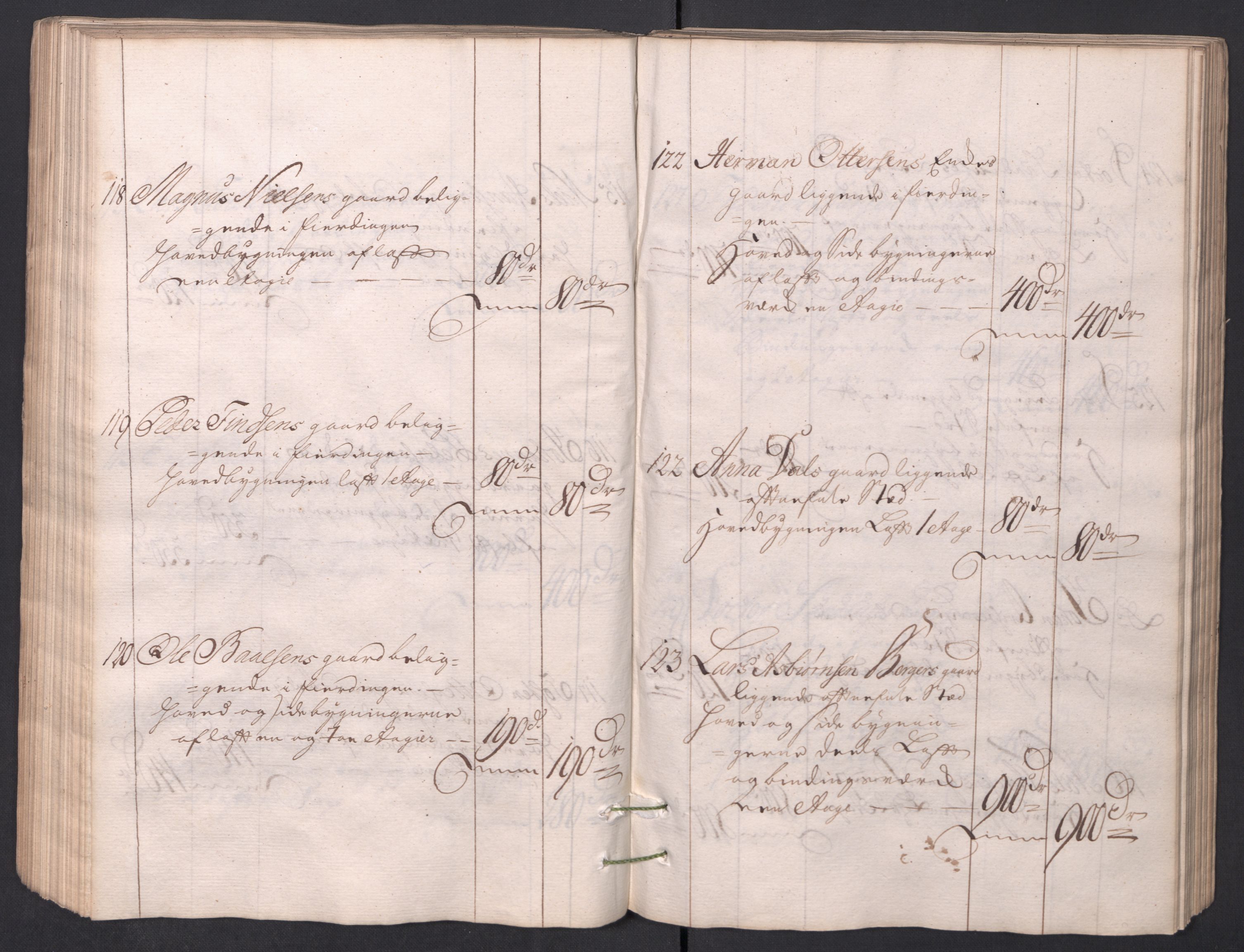 Kristiania stiftamt, AV/SAO-A-10386/I/Ia/L0001/0002: Branntakster / Christiania, 1766-1767