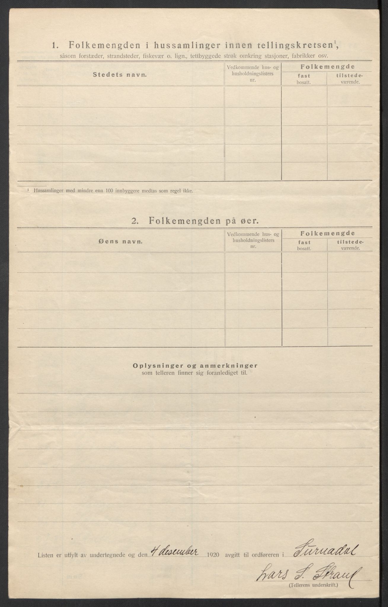 SAT, 1920 census for Surnadal, 1920, p. 32