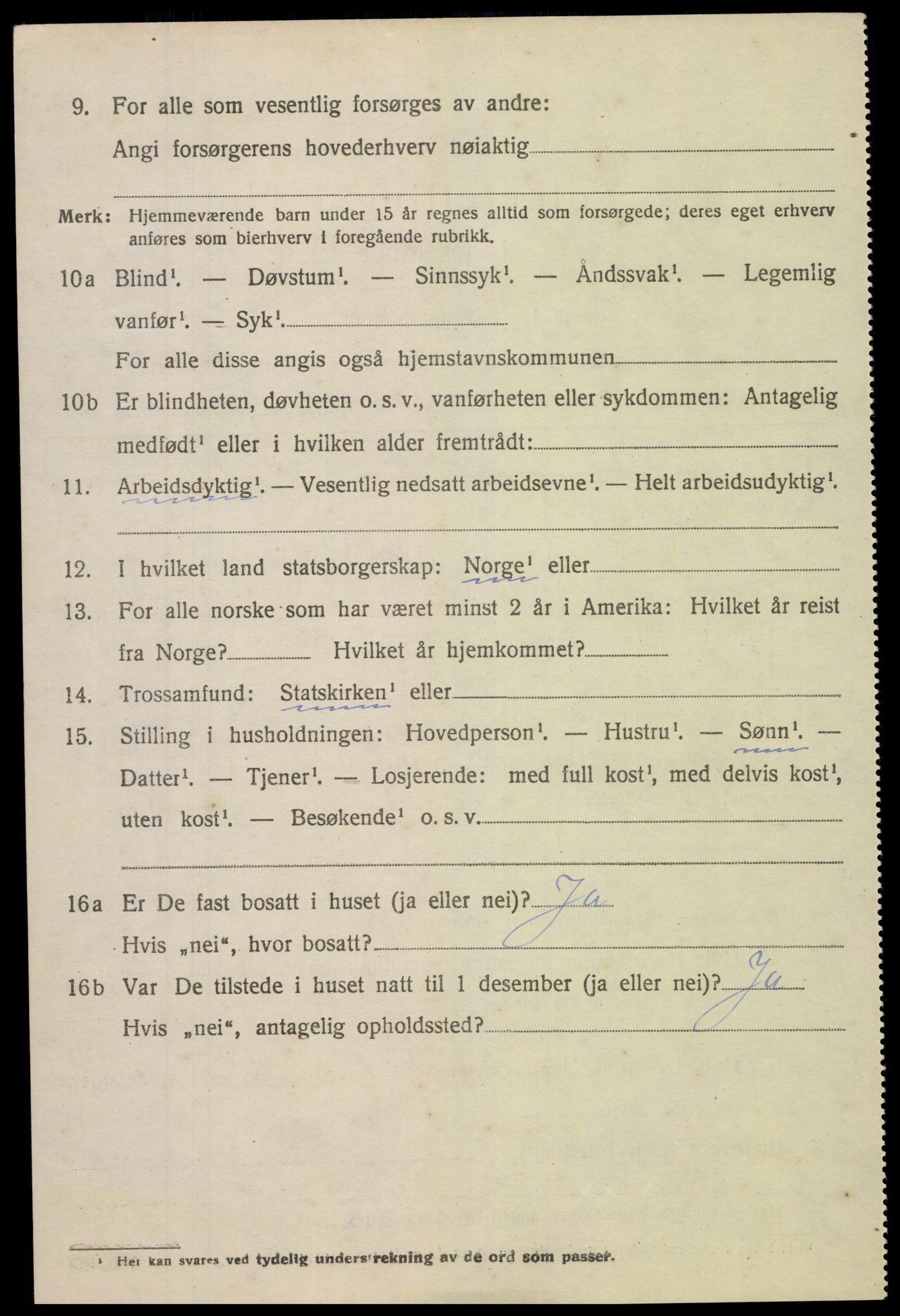 SAK, 1920 census for Holt, 1920, p. 4933