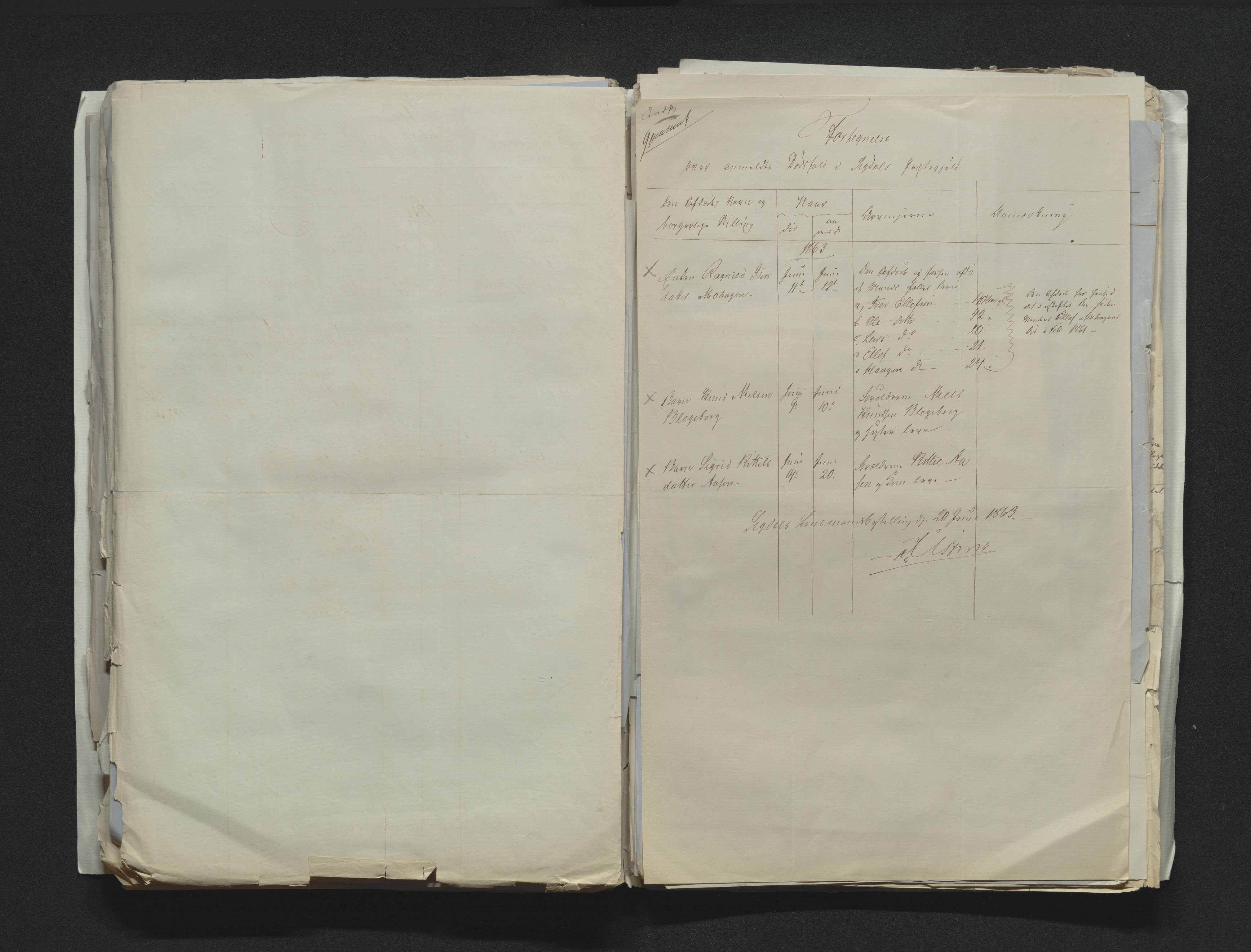 Eiker, Modum og Sigdal sorenskriveri, AV/SAKO-A-123/H/Ha/Hab/L0011: Dødsfallsmeldinger, 1862-1865, p. 275