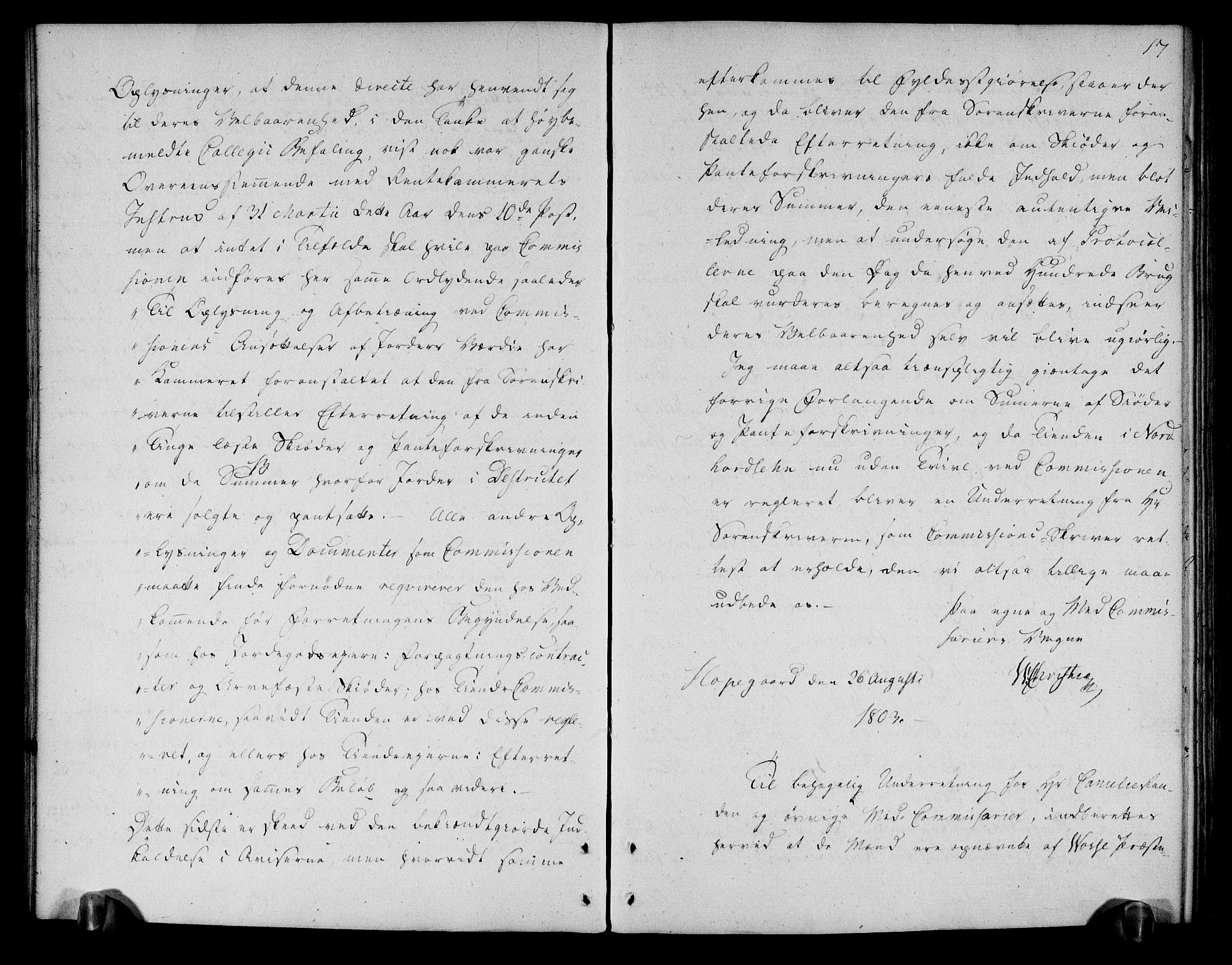 Rentekammeret inntil 1814, Realistisk ordnet avdeling, AV/RA-EA-4070/N/Ne/Nea/L0110: Nordhordland og Voss fogderi. Deliberasjonsprotokoll, 1803, p. 20