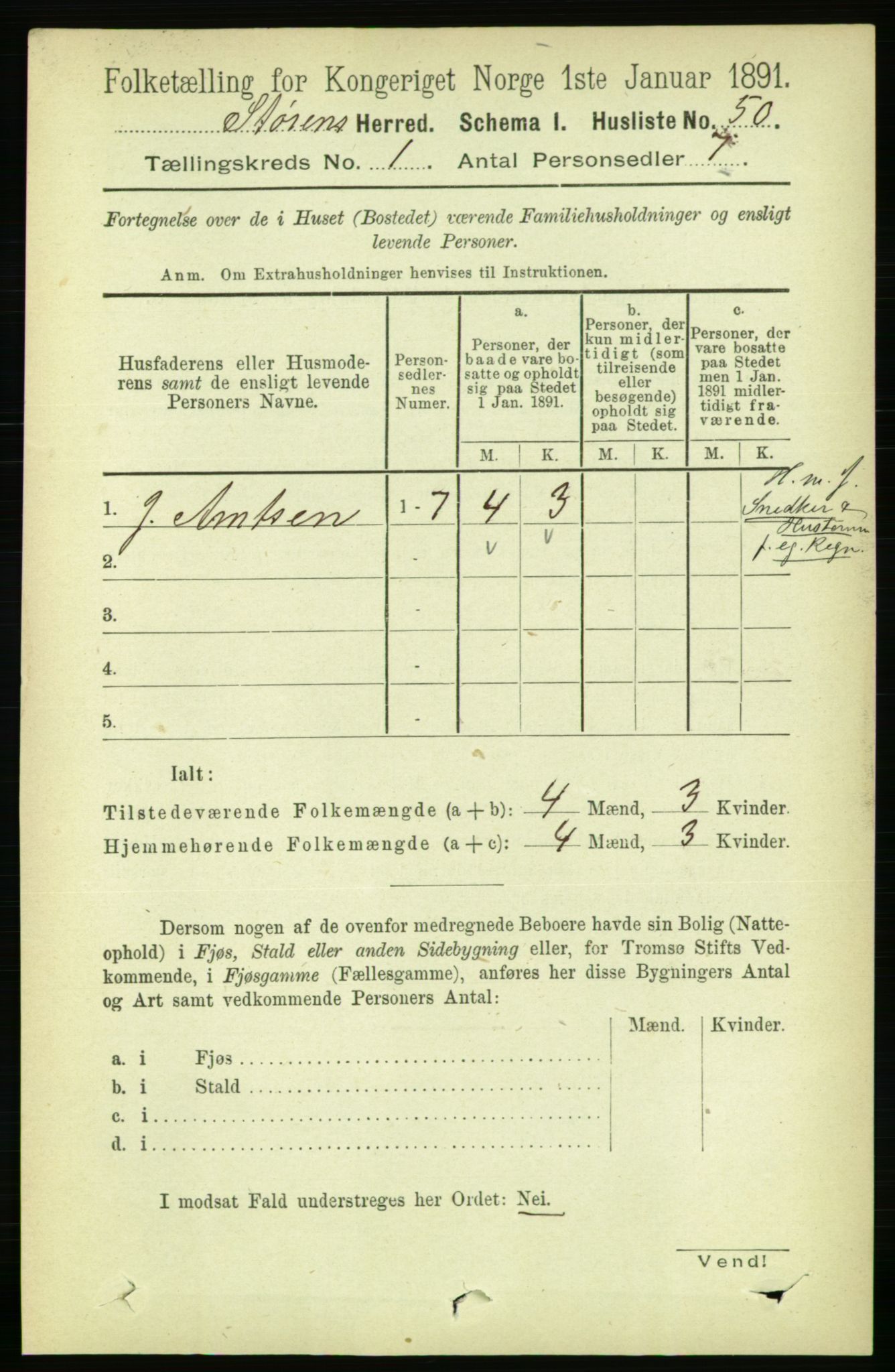 RA, 1891 census for 1648 Støren, 1891, p. 68