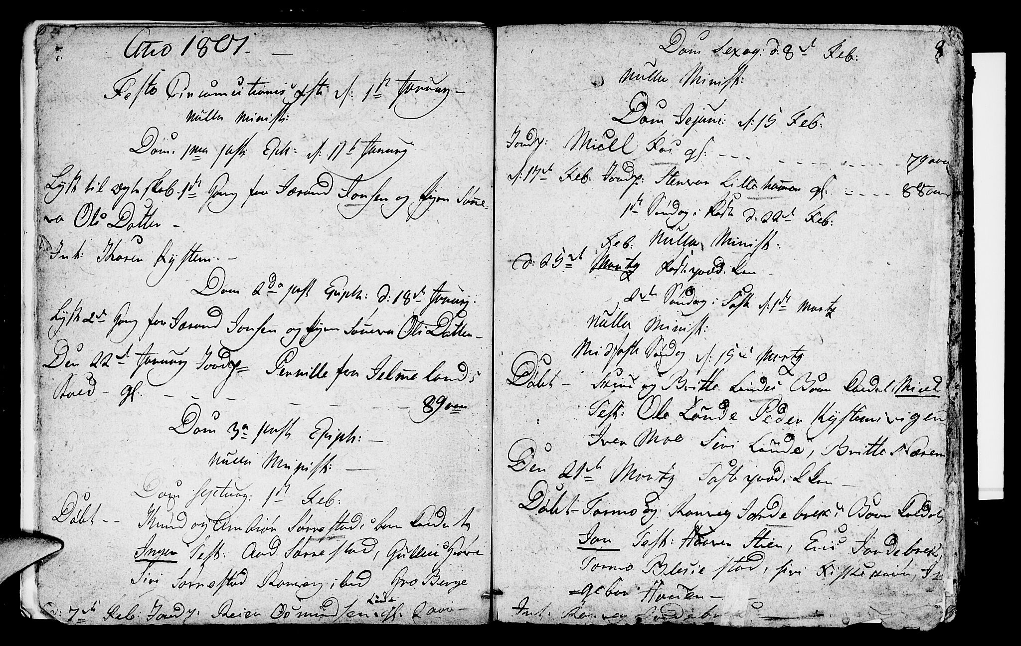 Suldal sokneprestkontor, AV/SAST-A-101845/01/IV/L0004: Parish register (official) no. A 4, 1800-1816, p. 8