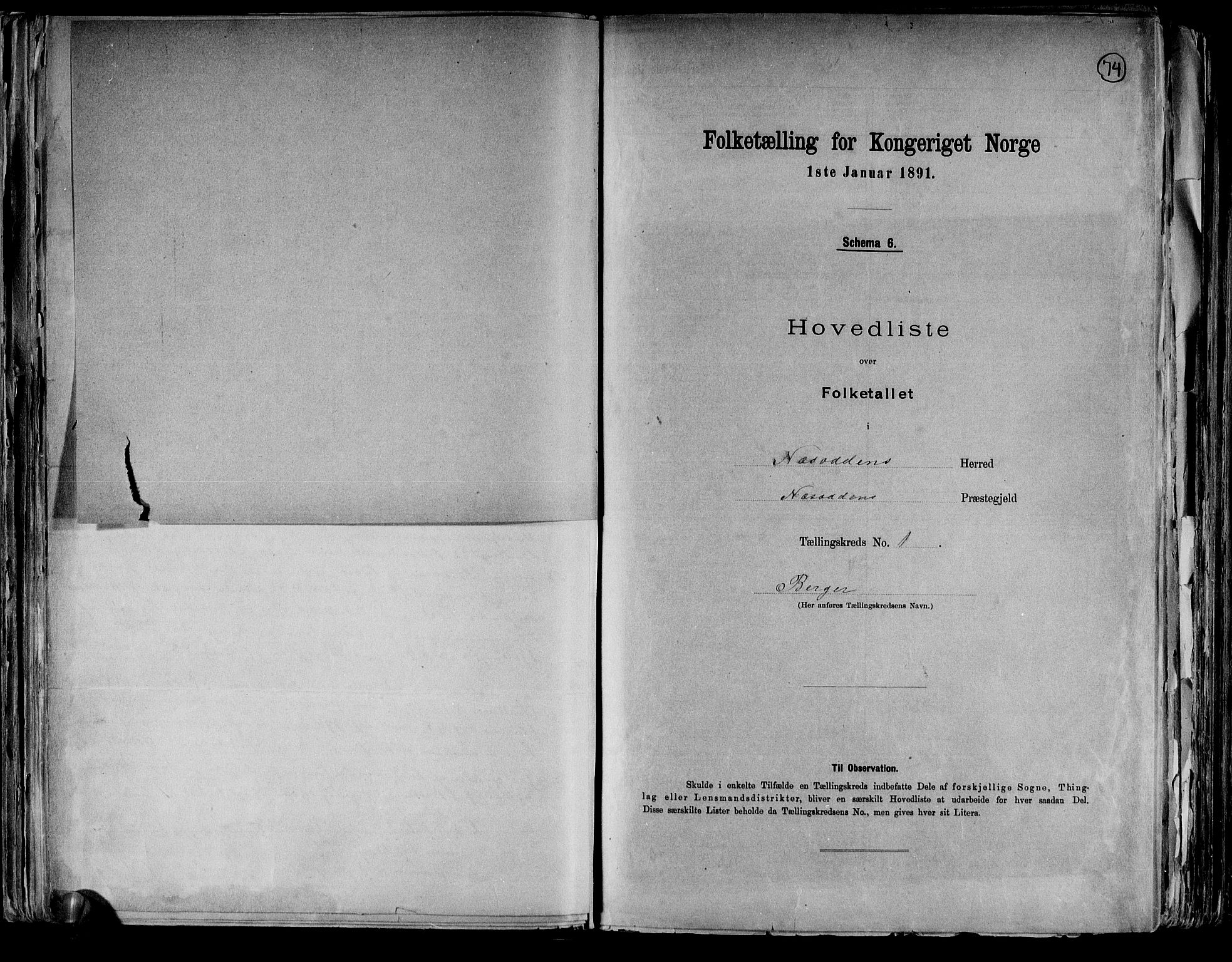 RA, 1891 census for 0216 Nesodden, 1891, p. 5