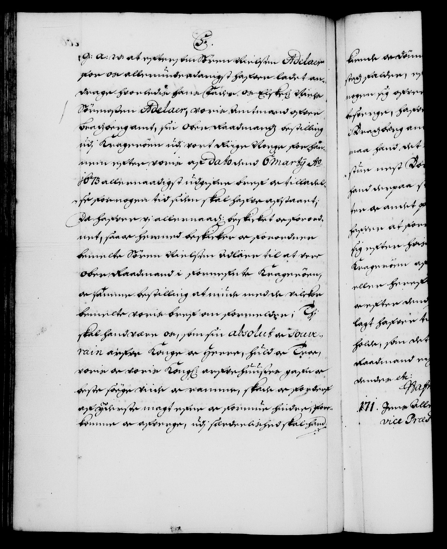 Danske Kanselli 1572-1799, AV/RA-EA-3023/F/Fc/Fca/Fcaa/L0013: Norske registre (mikrofilm), 1681-1684, p. 266b