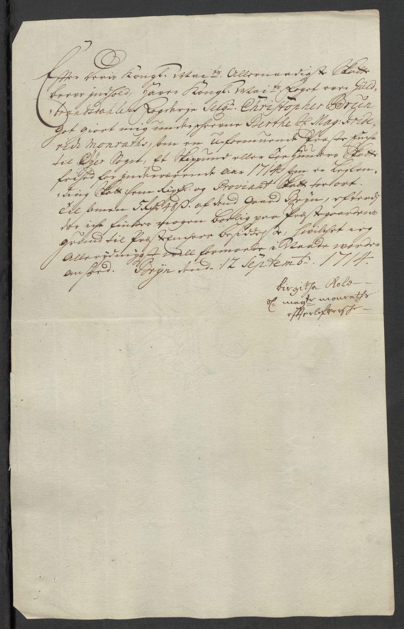 Rentekammeret inntil 1814, Reviderte regnskaper, Fogderegnskap, AV/RA-EA-4092/R17/L1183: Fogderegnskap Gudbrandsdal, 1714, p. 149