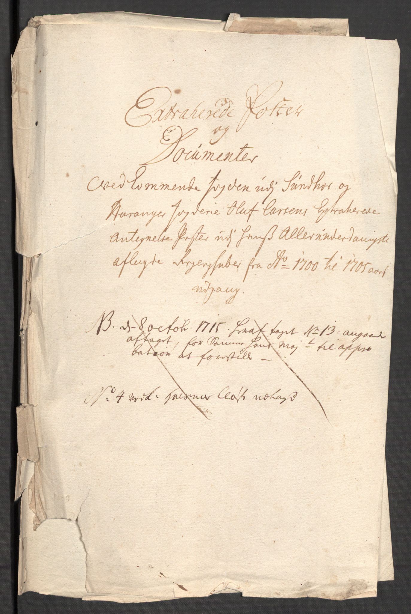 Rentekammeret inntil 1814, Reviderte regnskaper, Fogderegnskap, AV/RA-EA-4092/R48/L2983: Fogderegnskap Sunnhordland og Hardanger, 1705, p. 326