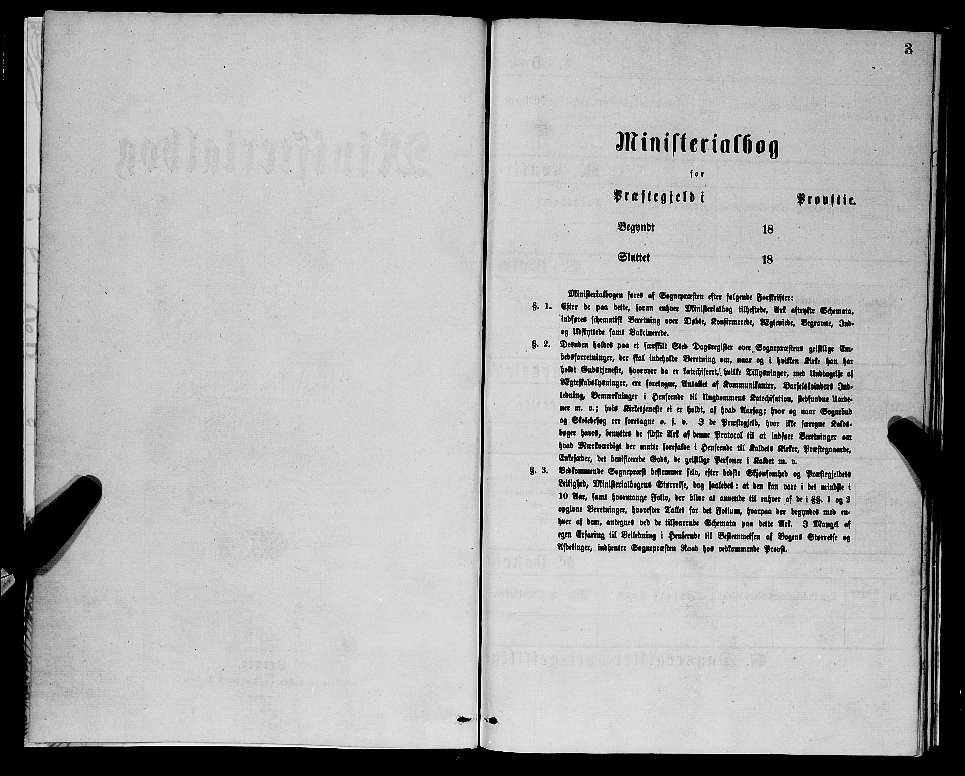 Askvoll sokneprestembete, SAB/A-79501/H/Haa/Haaa/L0014: Parish register (official) no. A 14, 1868-1878, p. 3