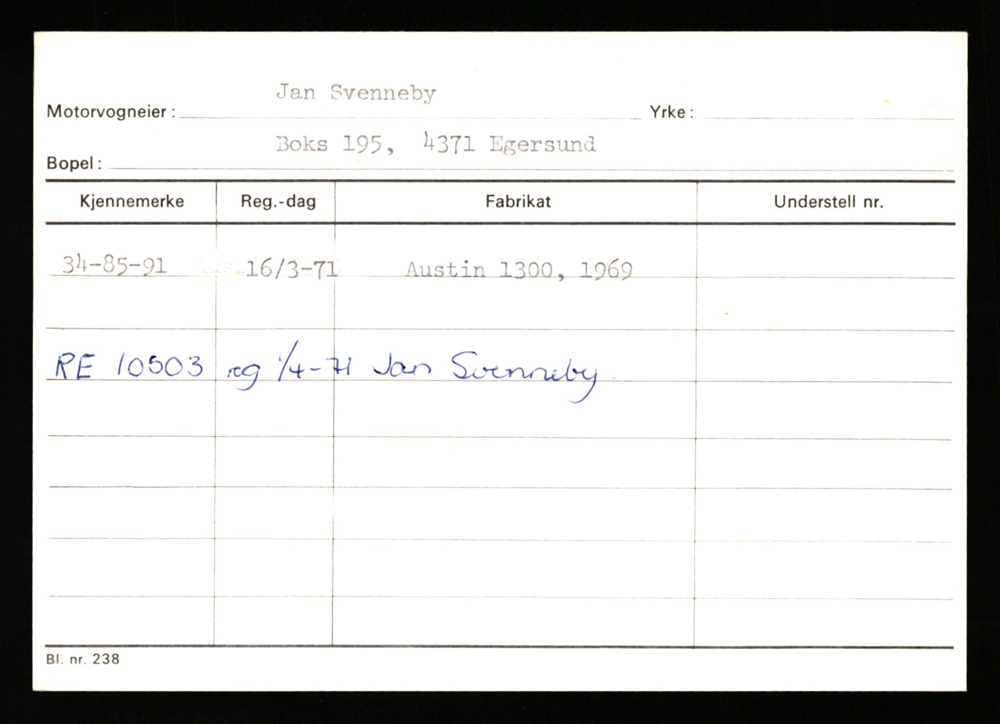 Stavanger trafikkstasjon, AV/SAST-A-101942/0/G/L0011: Registreringsnummer: 240000 - 363477, 1930-1971, p. 2935