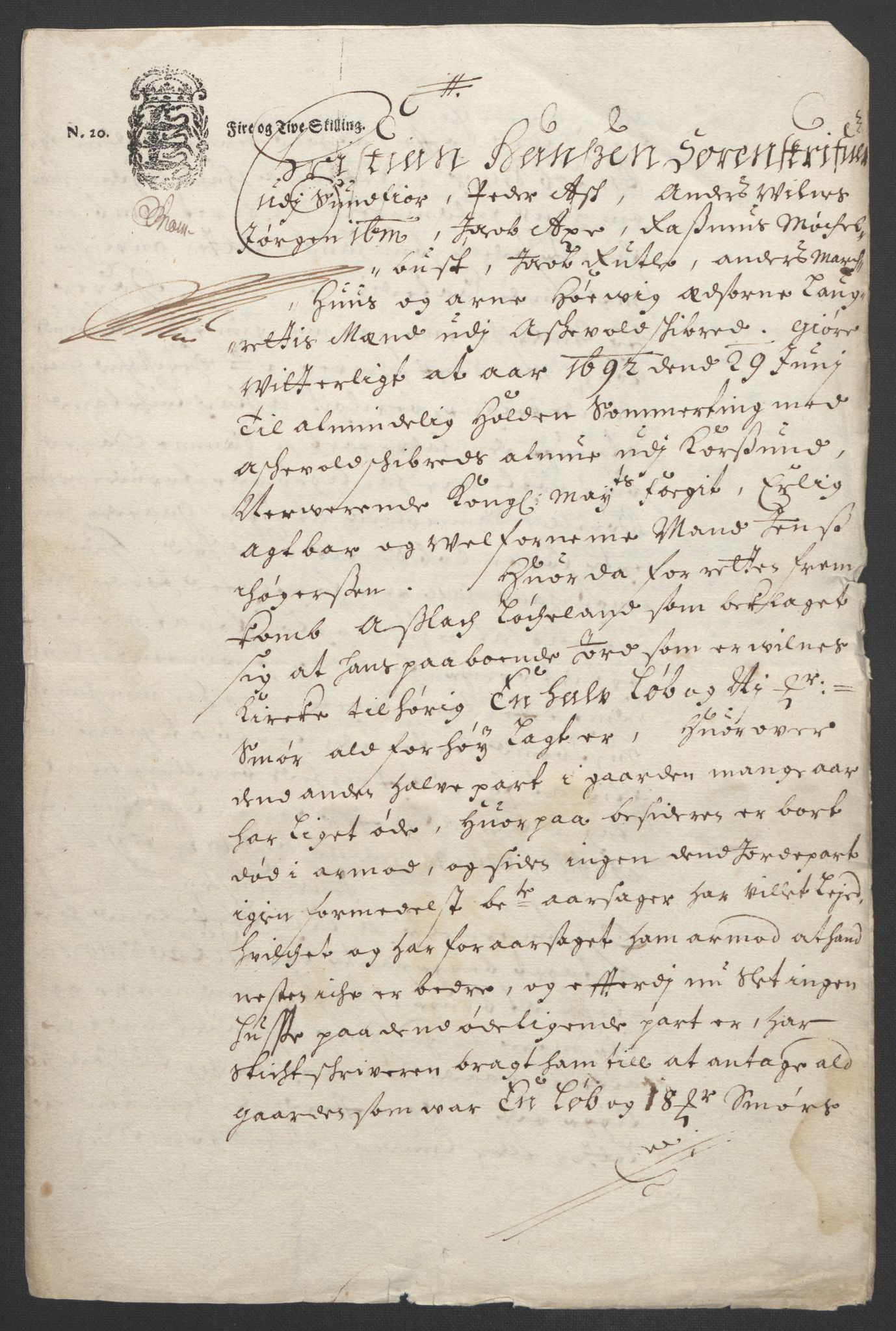 Rentekammeret inntil 1814, Reviderte regnskaper, Fogderegnskap, RA/EA-4092/R53/L3420: Fogderegnskap Sunn- og Nordfjord, 1691-1692, p. 244