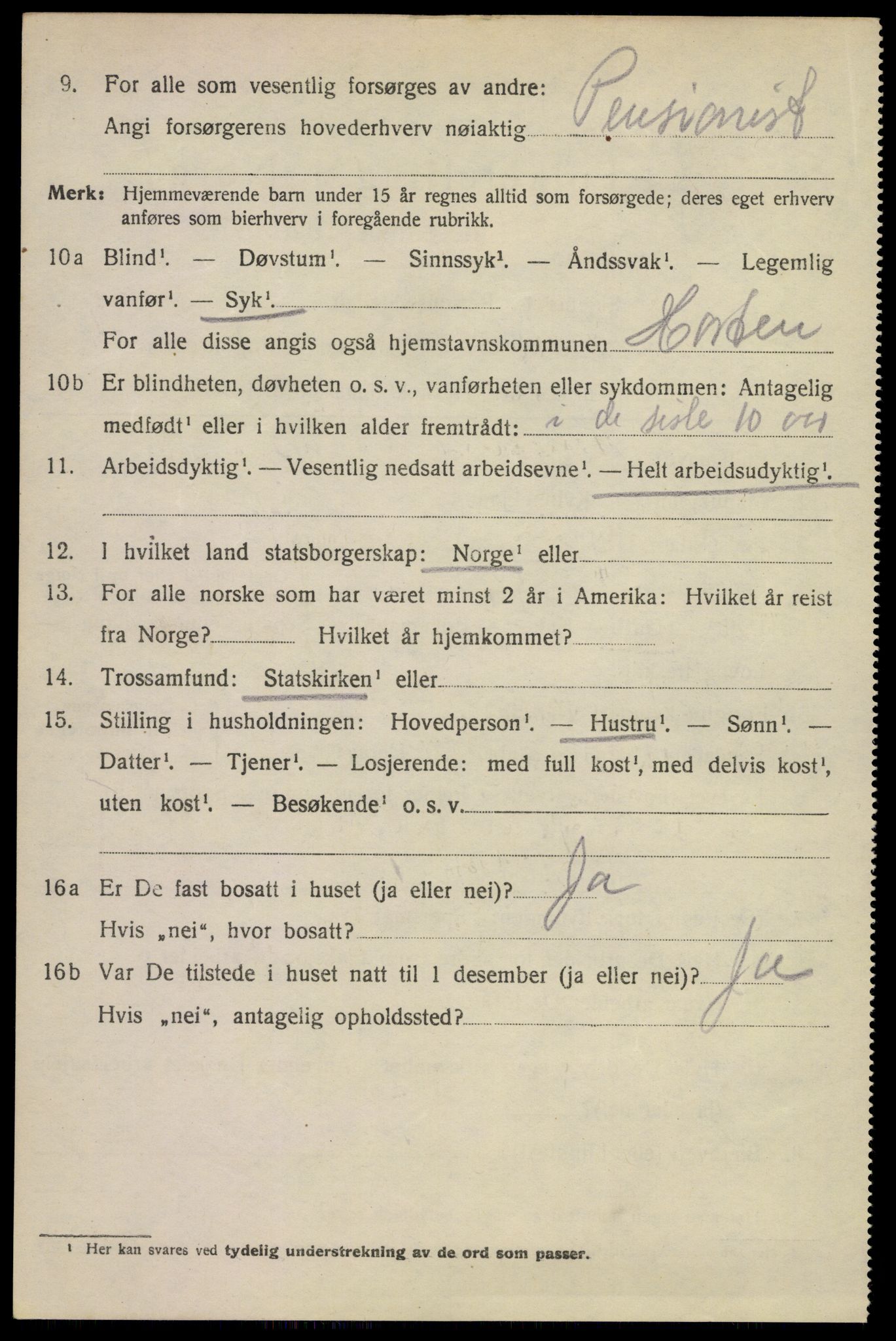 SAKO, 1920 census for Horten, 1920, p. 10386