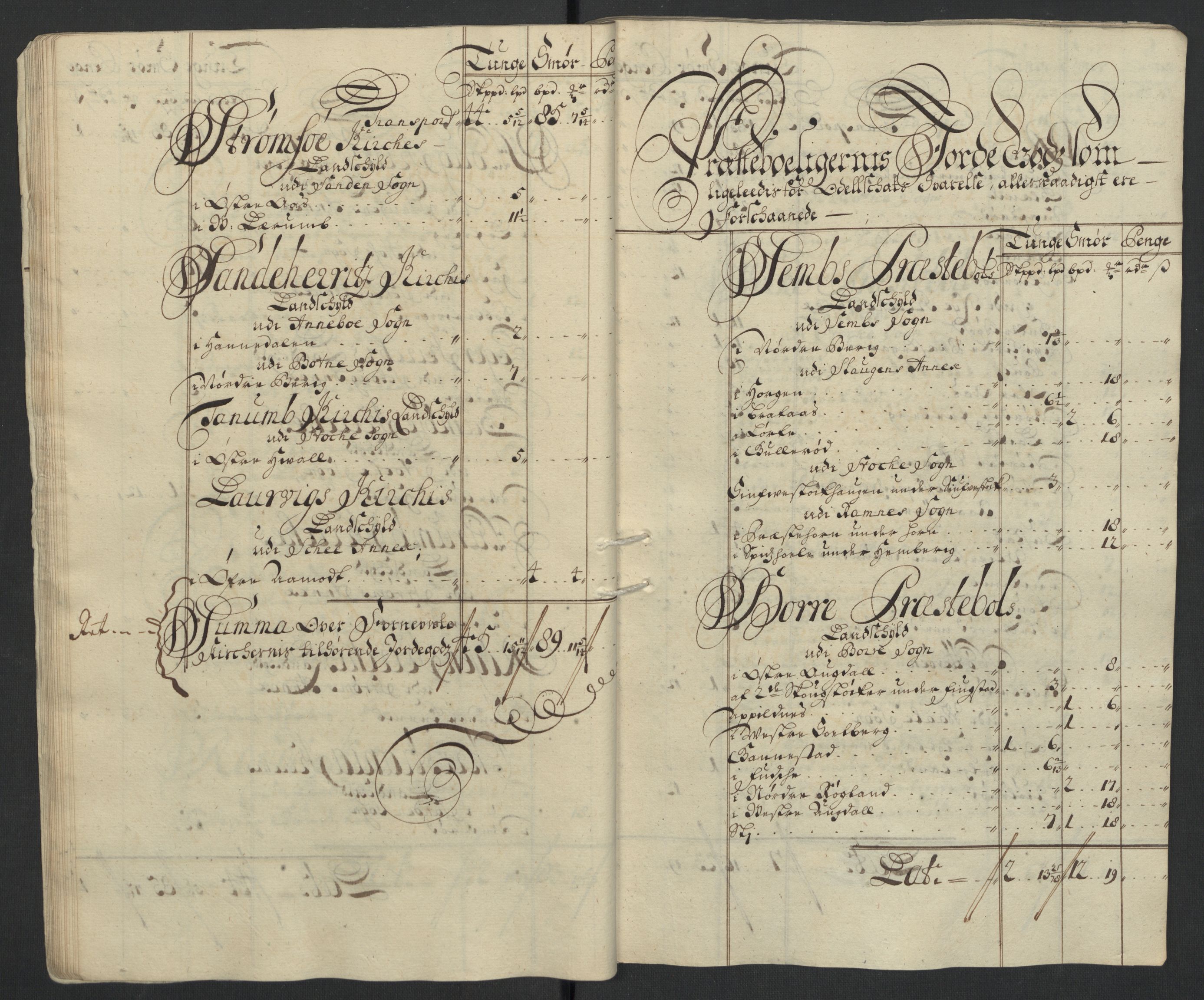 Rentekammeret inntil 1814, Reviderte regnskaper, Fogderegnskap, AV/RA-EA-4092/R32/L1871: Fogderegnskap Jarlsberg grevskap, 1703-1705, p. 574